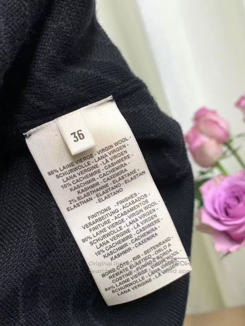 Hermes Hermes Wool Double-Faced Knit Sweater Size XS / US 0-2 / IT 36-38 - 3 Thumbnail