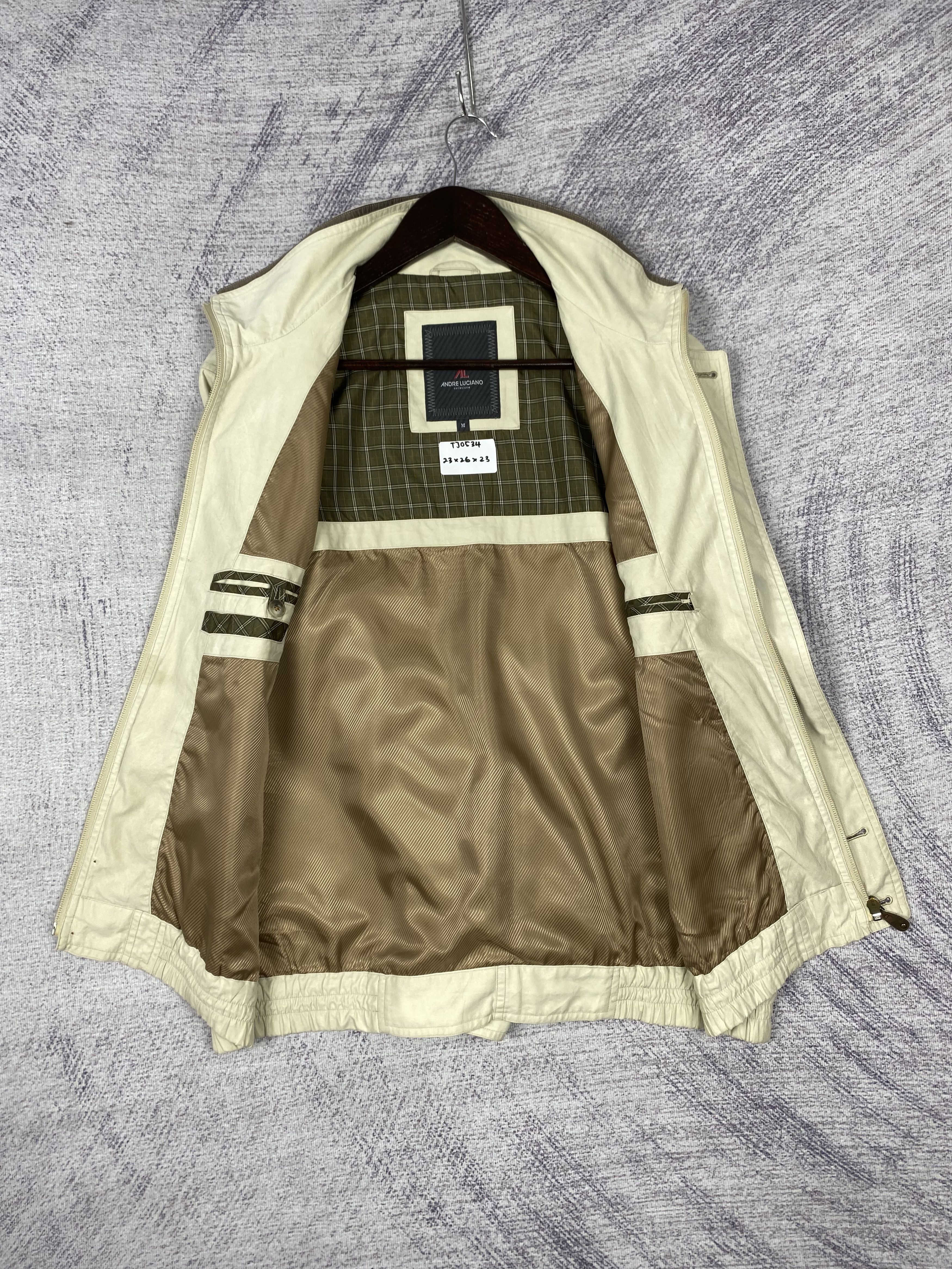 Andreluciano Vintage Andre Luciano Full Zip Canvas Jacket Size US M / EU 48-50 / 2 - 6 Thumbnail