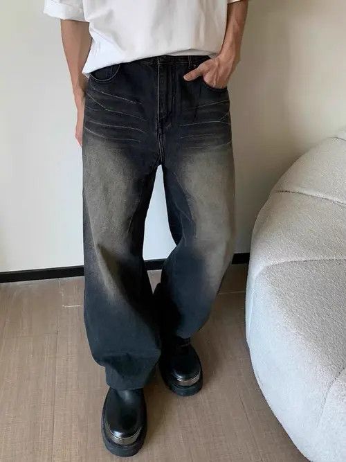 Vintage Misuzu x Chiba Blue High Street Vintage Loose Jeans Size US 32 / EU 48 - 8 Thumbnail