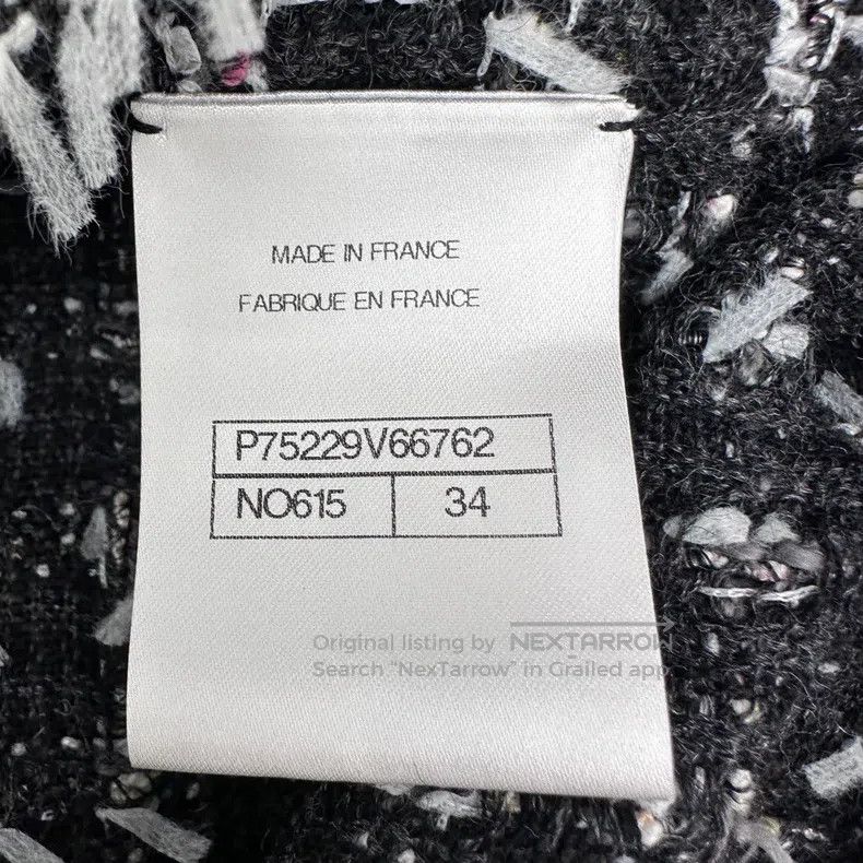 Chanel Chanel 23a Handicraft Workshop Series Black and White Plai Size XXS / US 00 / IT 34 - 7 Thumbnail