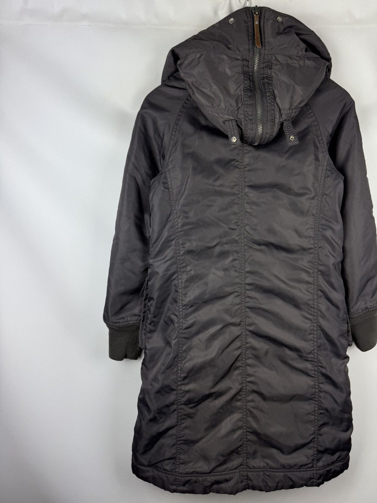 Diesel × Vintage Diesel Vintage Ladies Y2K Nylon Hooded Parka Jacket Size S Size S / US 4 / IT 40 - 14 Thumbnail