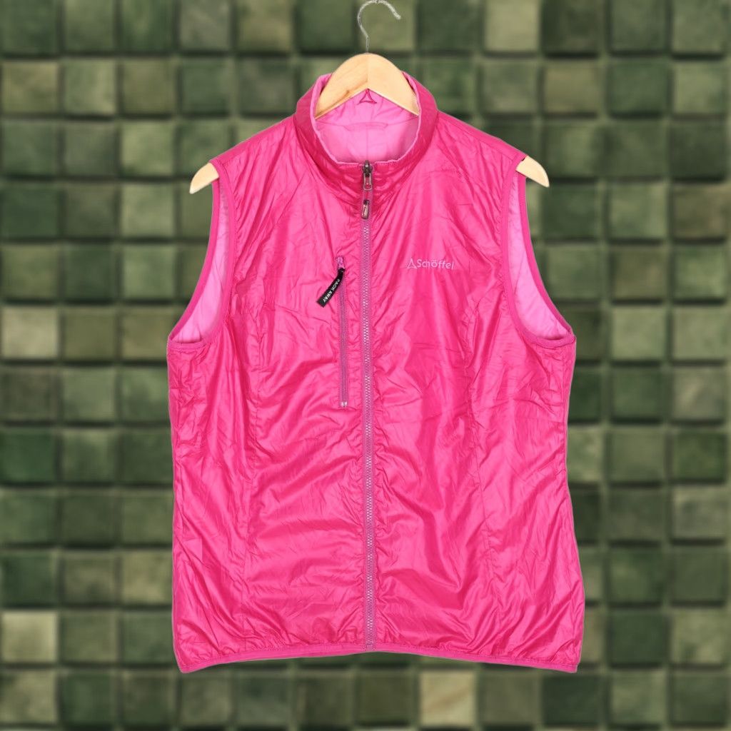 Vintage VINTAGE SCHOFFEL Nancy Reversible Gilet Vest Jacket Bodywarmer Women Size EU 44 UK 18 Size XXL / US 16-18 / IT 52-54 - 1 Thumbnail