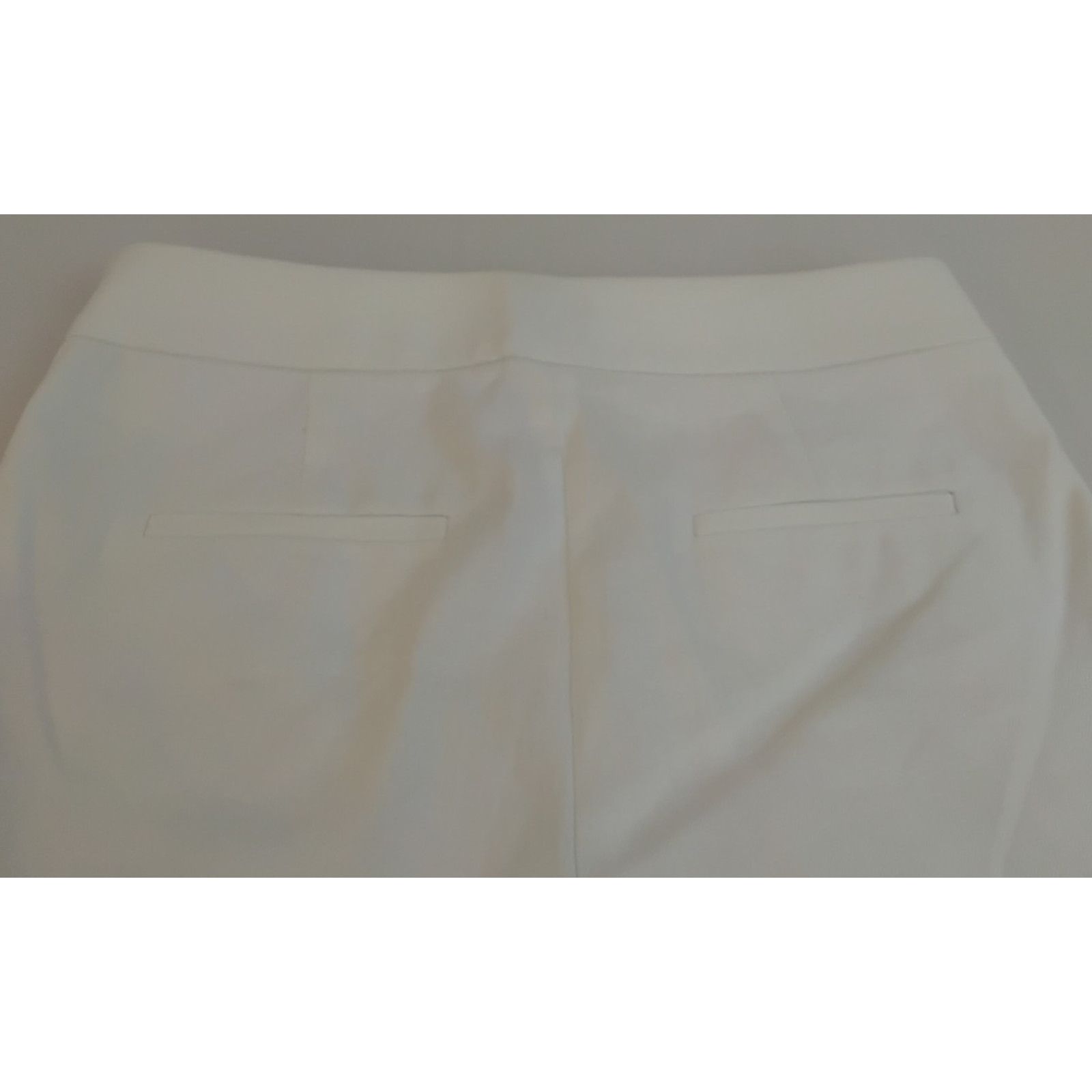 J.Crew J. Crew Kate Straight Leg Pant Womens 2 White Linen Blend Size 26" / US 2 / IT 38 - 5 Thumbnail