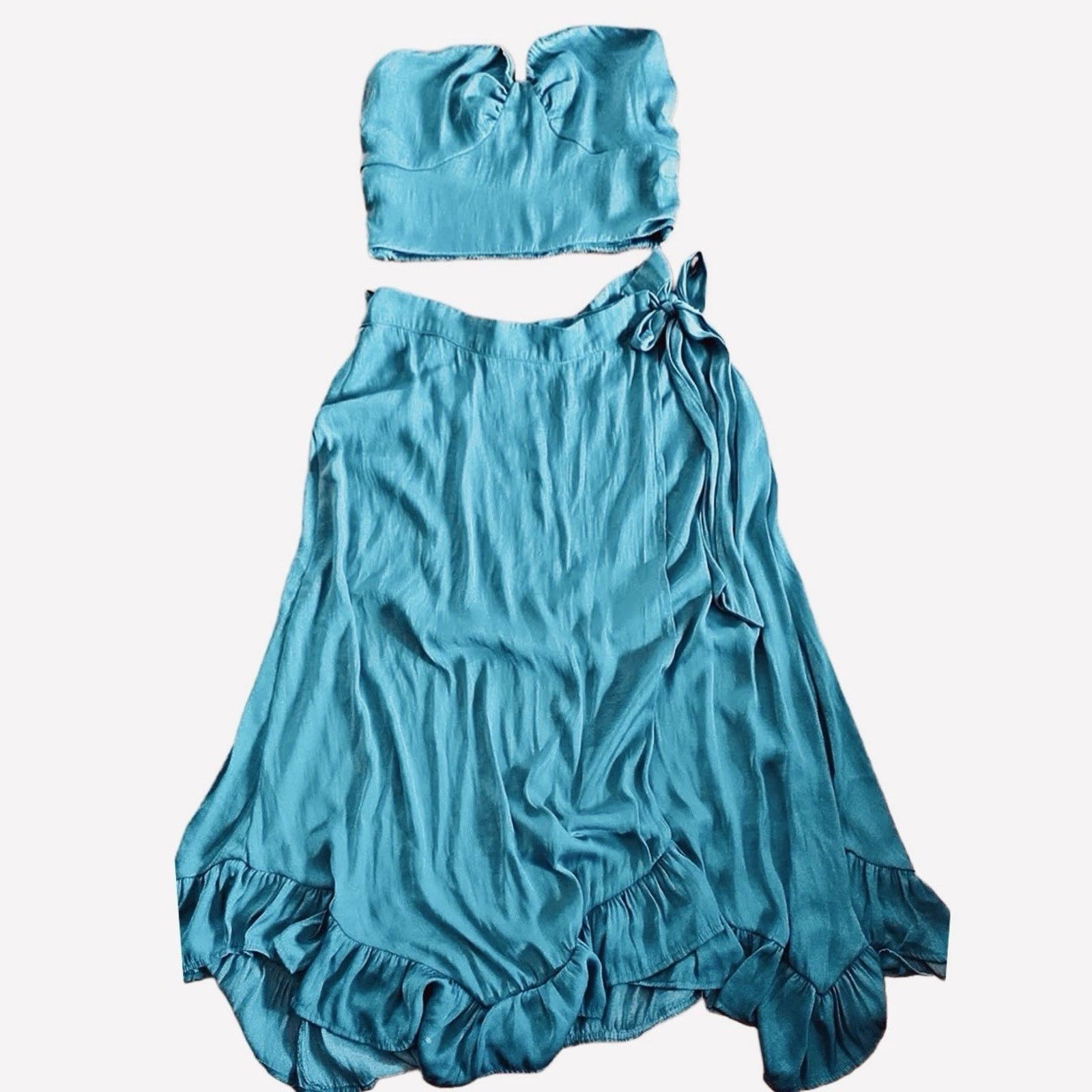 Free People Free People Rendezvous Bustier Top & Ruffle Skirt Set Medium Size M / US 6-8 / IT 42-44 - 11 Thumbnail