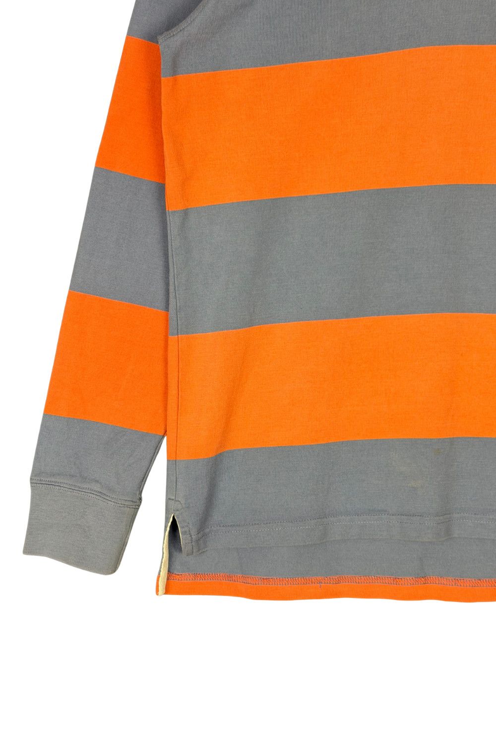 Polo Ralph Lauren Vintage Polo Ralph Lauren Rugby Shirt Grey Orange Stripe Y2K Size US XS / EU 42 / 0 - 3 Thumbnail