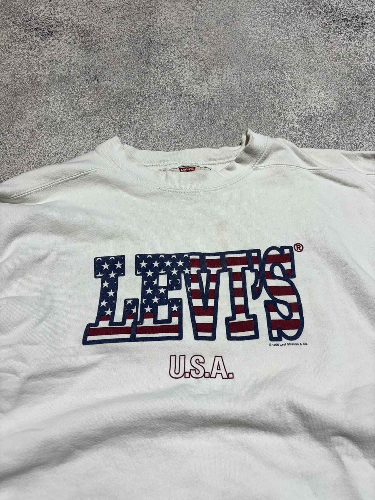 Levi's × Levi's Vintage Clothing × Vintage Vintage Levi's Sweatshirt 1996 Crewneck American big logo Size US L / EU 52-54 / 3 - 5 Thumbnail
