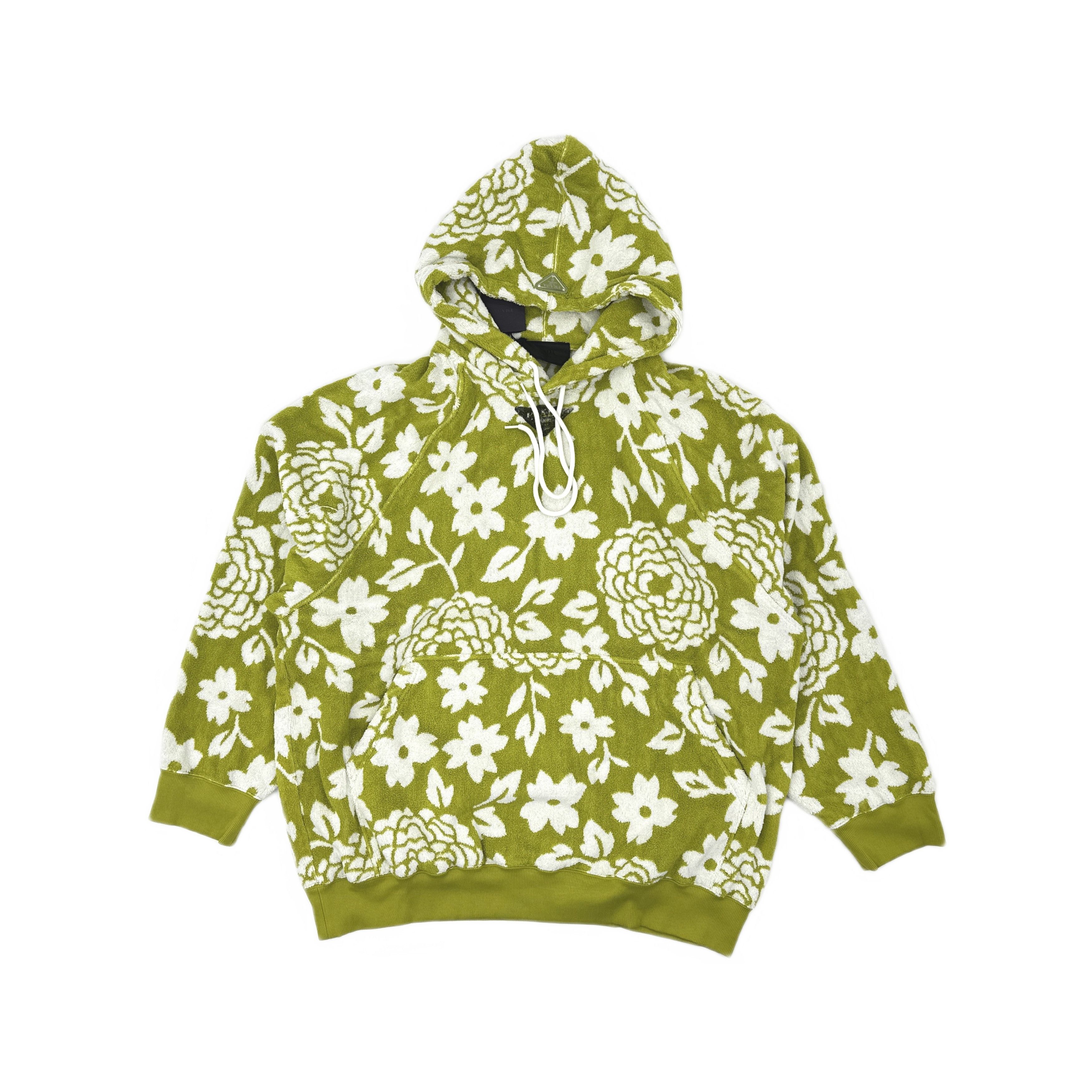 Prada Prada Floral Terry Hoodie Size L Size US L / EU 52-54 / 3 - 1 Thumbnail