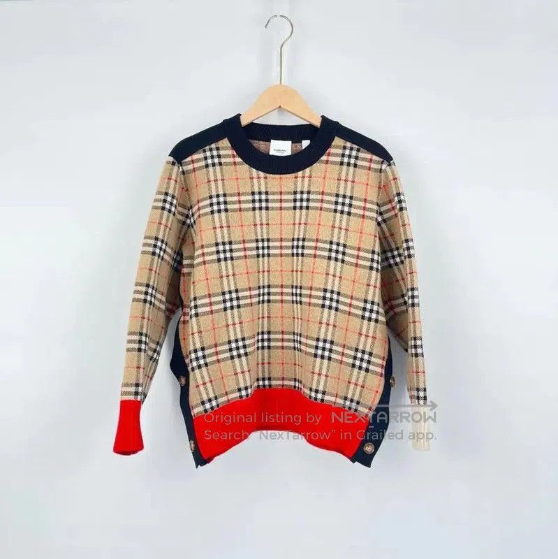 Burberry Burberry Knit Sweater in Light Brown for Women. Size L / US 10 / IT 46 - 1 Thumbnail