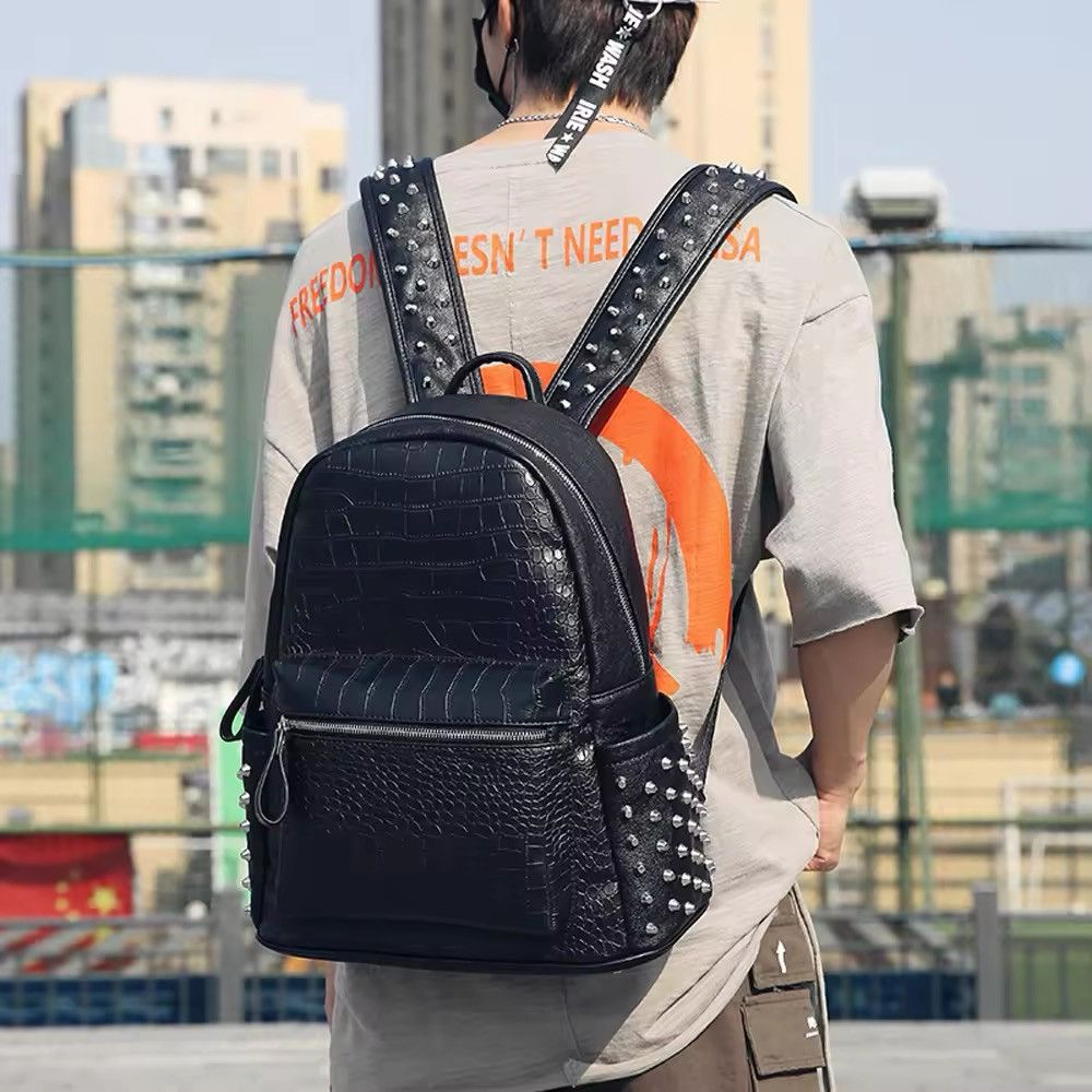Leather Leather Travel Backpack Size ONE SIZE - 1 Thumbnail