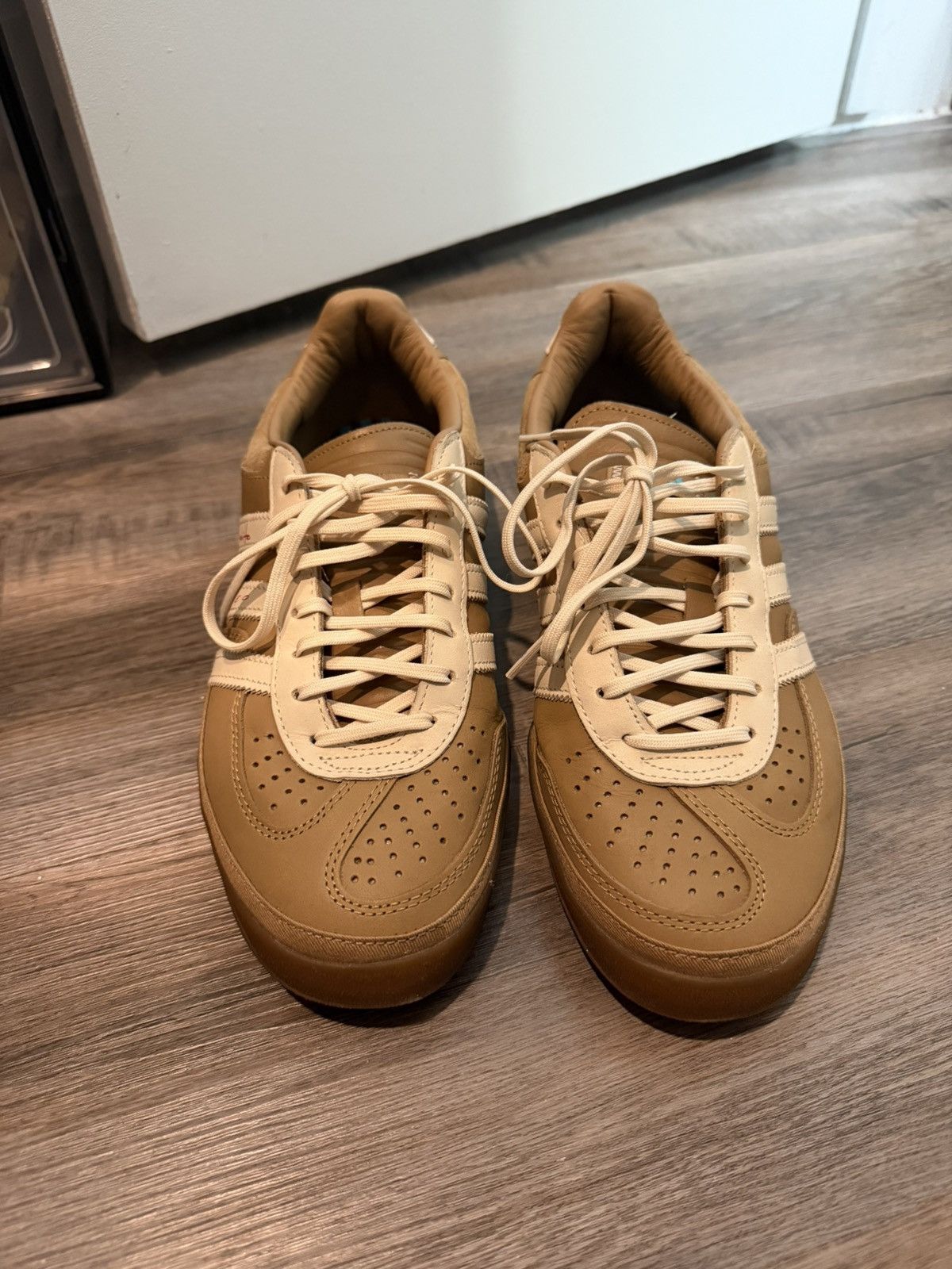 didas x Bad Bunny x Lionel Messi Gazelle Indoor "Cardboard"