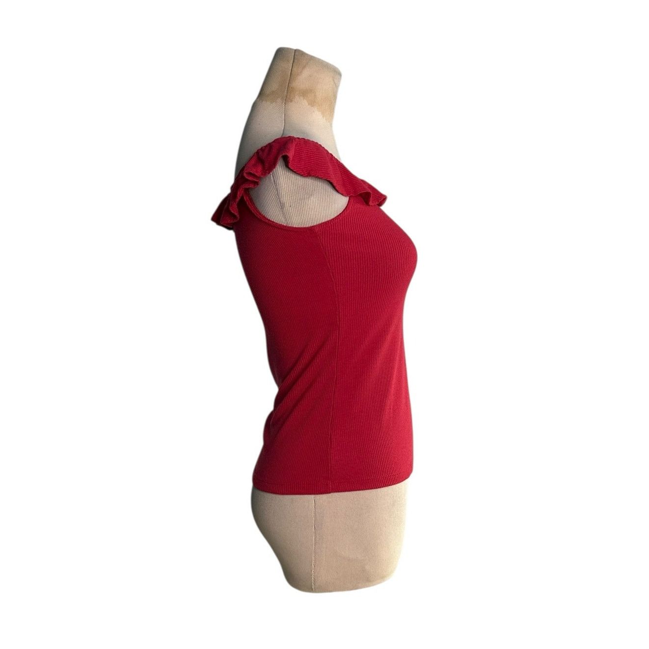 Aeropostale Seriously Soft red off the Shoulder tank top size Small Size S / US 4 / IT 40 - 5 Thumbnail