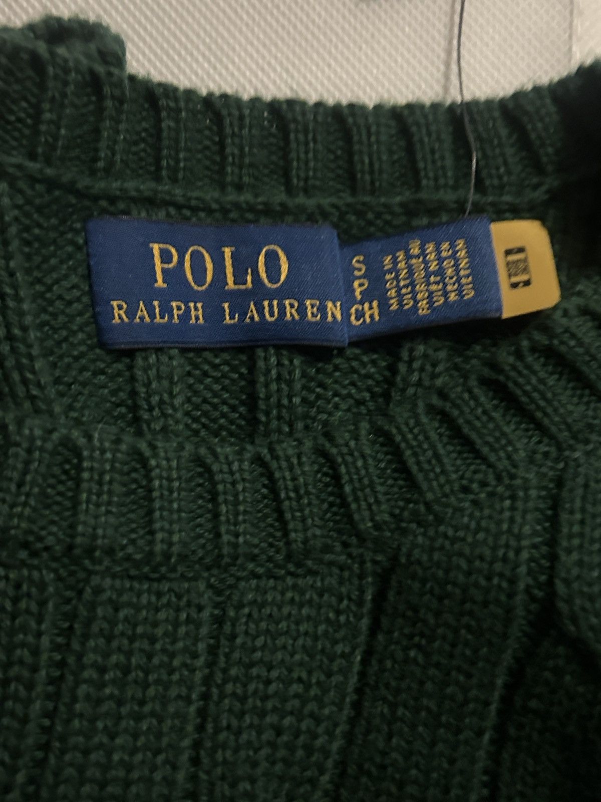Polo Ralph Lauren Polo Ralph Lauren Cable-Knit Cotton Crewneck Sweater S Size S / US 4 / IT 40 - 3 Thumbnail