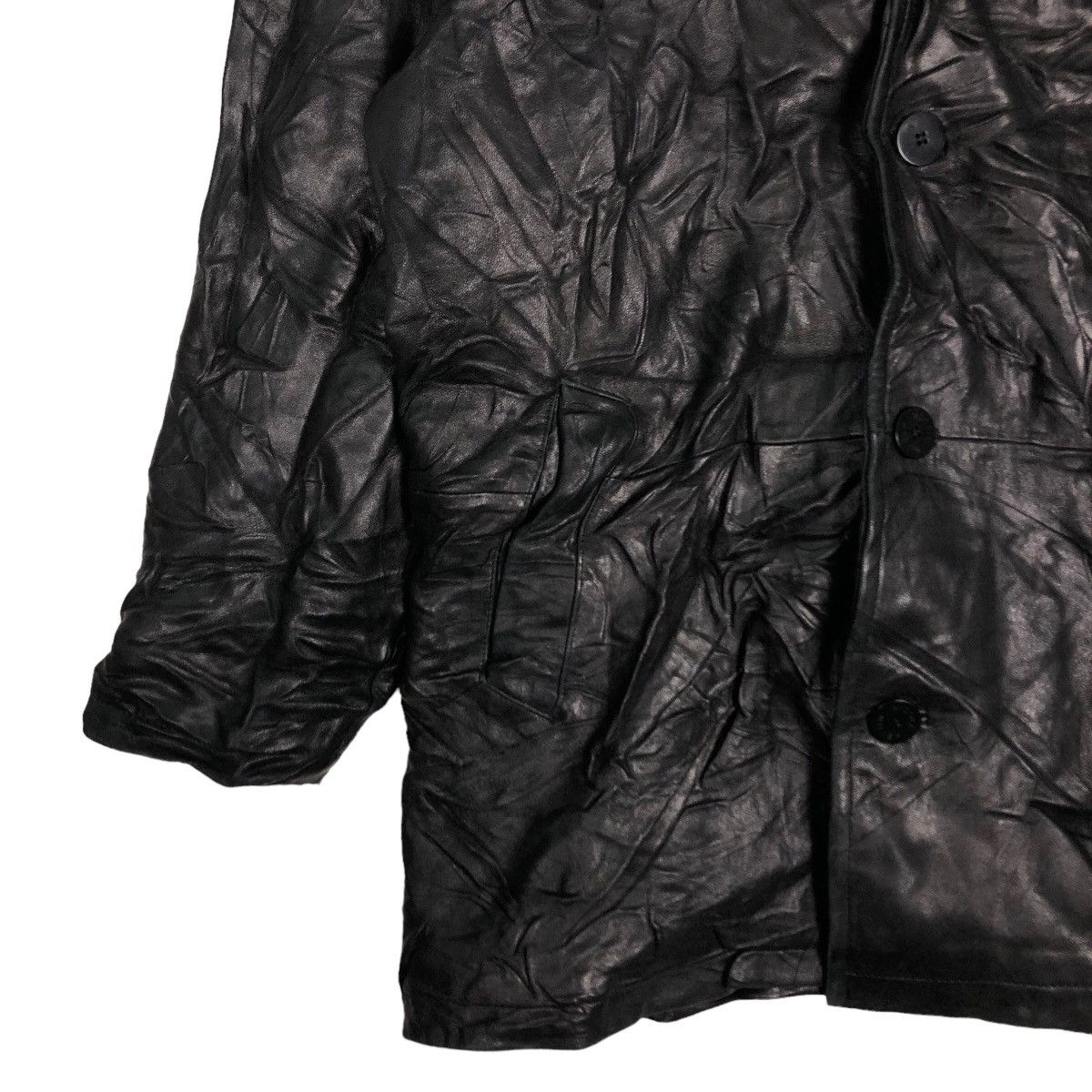 Genuine Leather 🔥Vintage Genuine Leather Jacket Double Breast Nicole Miller Size US L / EU 52-54 / 3 - 4 Thumbnail
