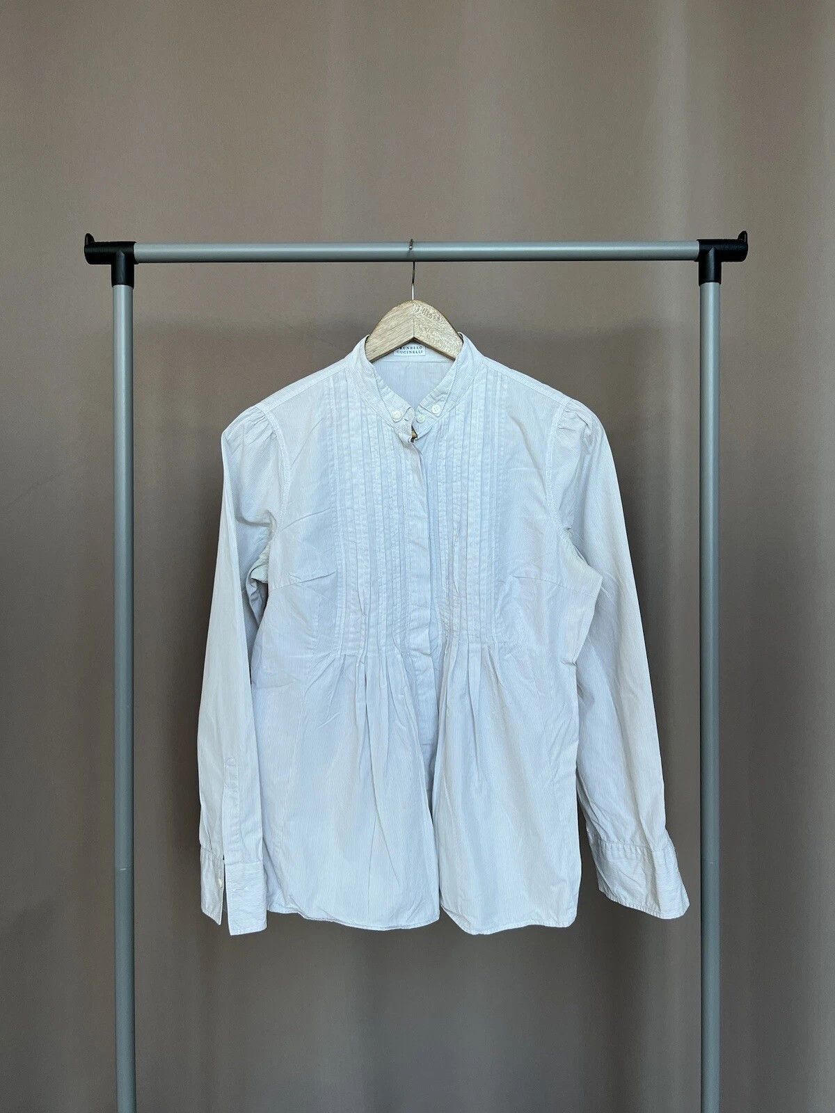Brunello Cucinelli Brunello Cucinelli Button Up Shirt Womens Size XL/L Size L / US 10 / IT 46 - 1 Thumbnail