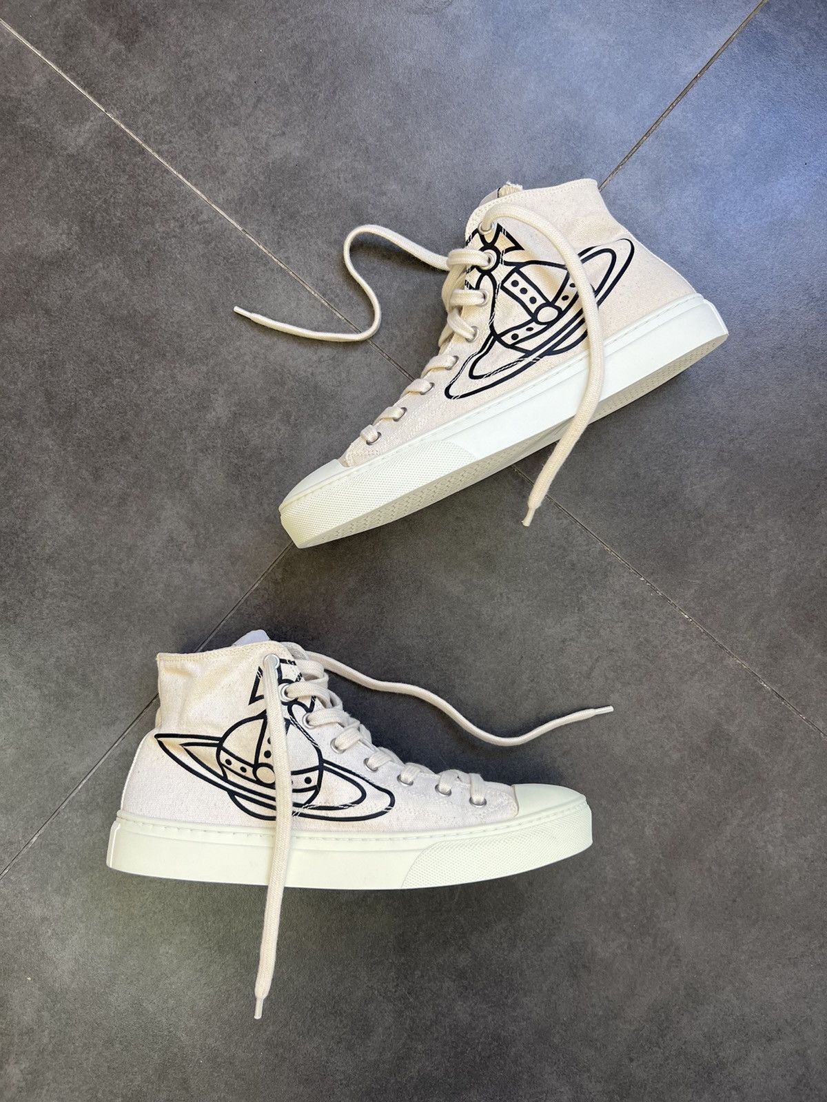 Vivienne Westwood Vivienne Westwood Orb Logo Primsoll High Tops Size US 8 / EU 41 - 3 Thumbnail