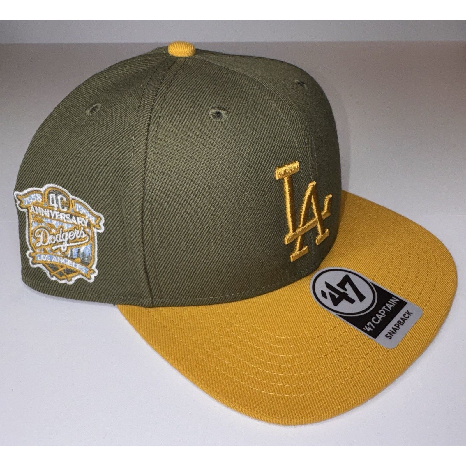 47 Brand 47 Los Angeles Dodgers 40th Anniversary Captain Snapback Hat Size ONE SIZE - 2 Thumbnail