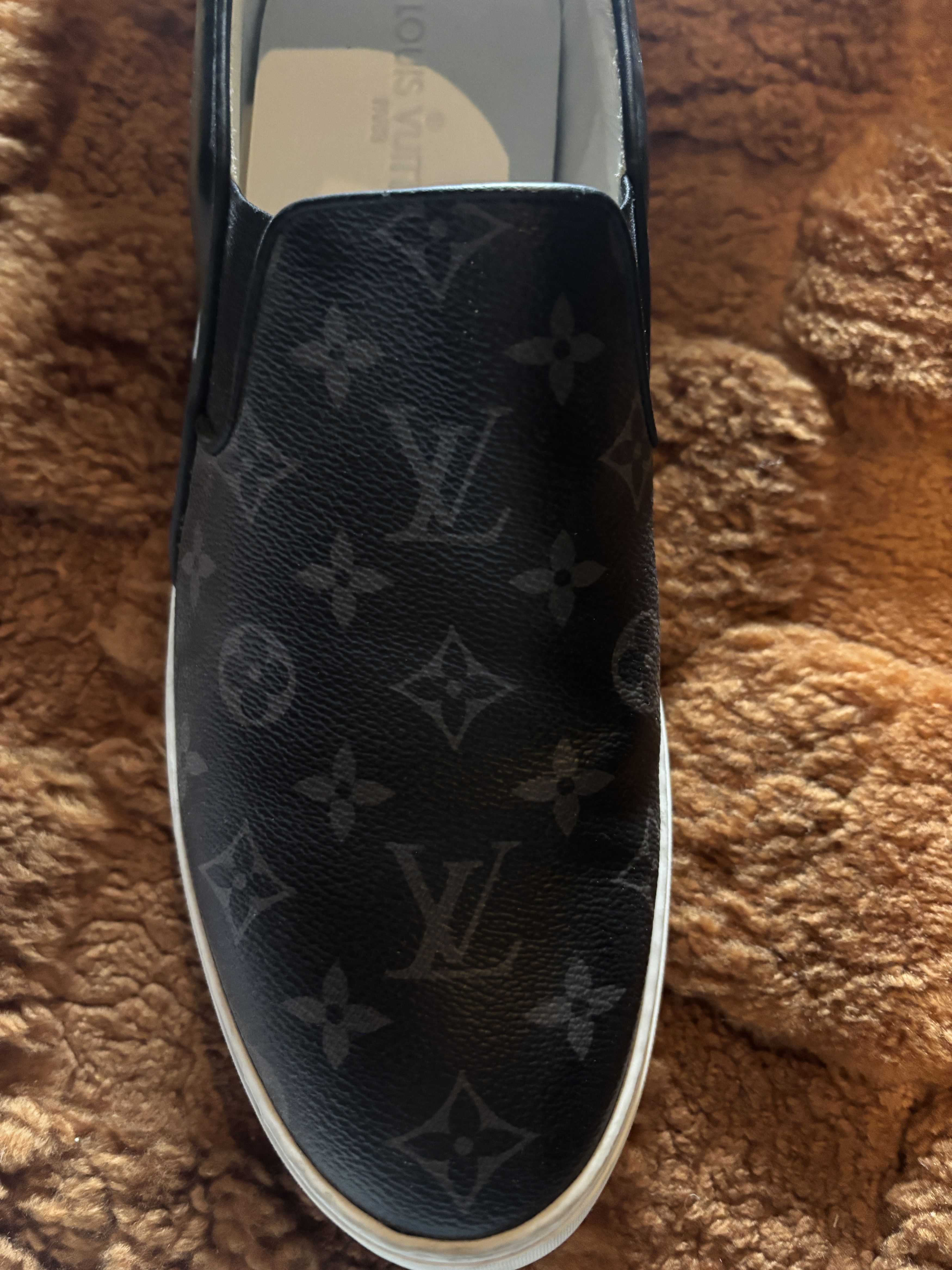 Louis Vuitton LV Monogram Sneakers | Monogram Eclipse slip on sneakers Size US 9.5 / EU 42-43 - 3 Thumbnail