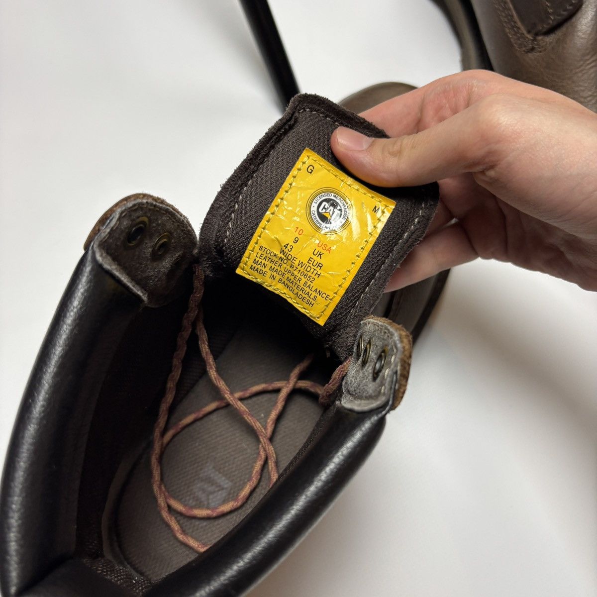 Caterpillar × Timberland CATERPILLAR VINTAGE REAL LEATHER BOOT Size US 10 / EU 43 - 14 Thumbnail