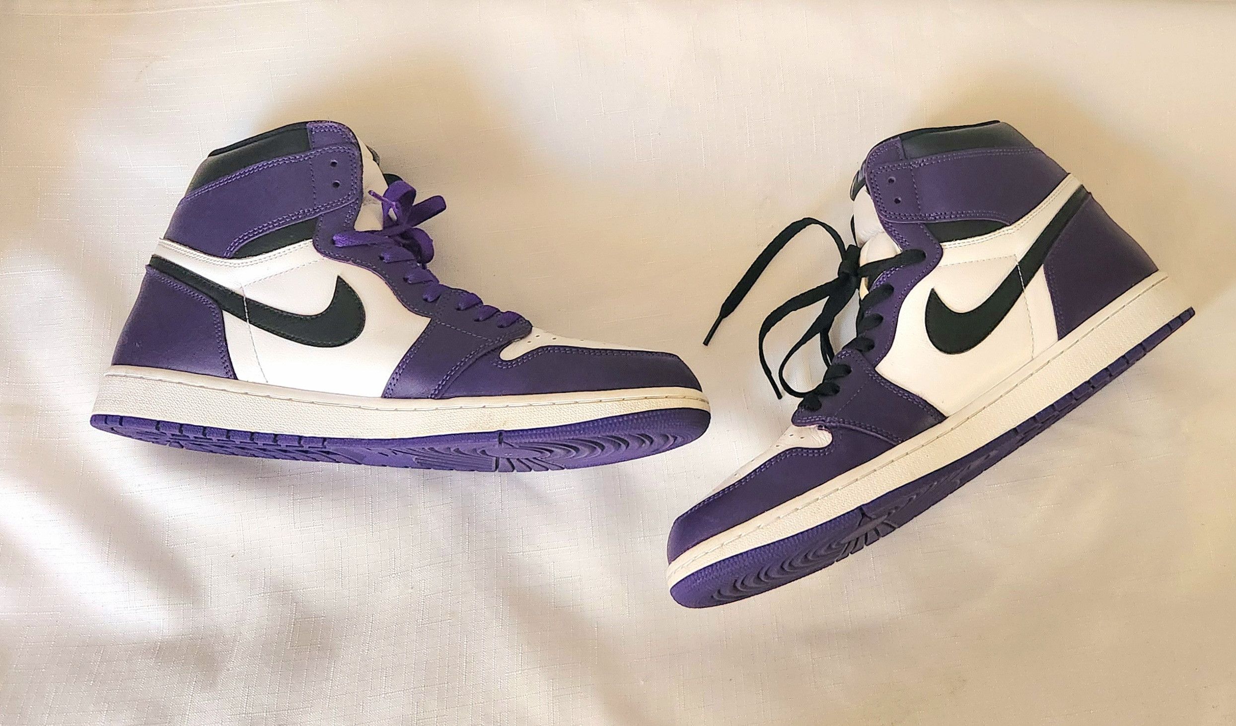 Nike Jordan 1 Retro OG High Court Purple 2.0 Nike Sz 14 sneakers Size US 14 / EU 47 - 5 Thumbnail