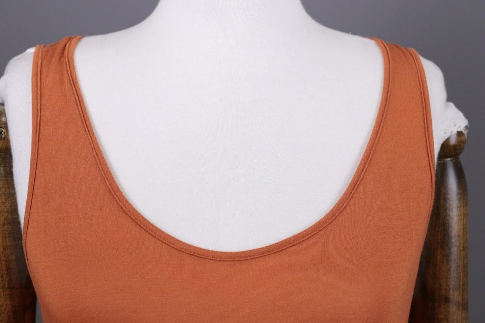 Designer Gudrun Sjoden Orange Bodycon Tunic Blouson Dress Size M Size M / US 6-8 / IT 42-44 - 4 Thumbnail