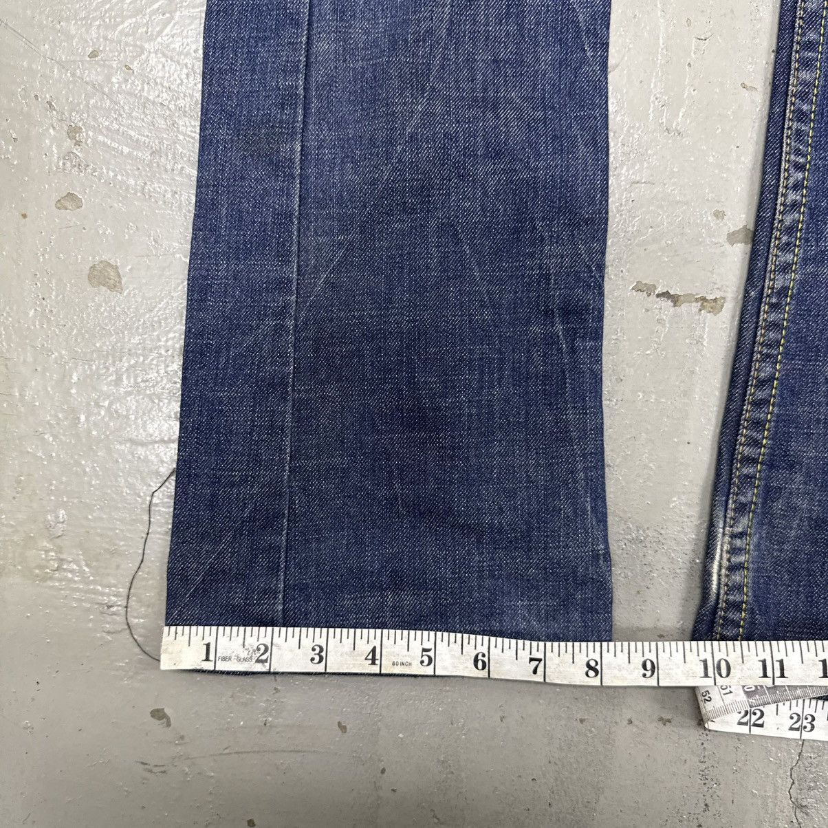 If Six Was Nine Embroidered Red Pepper MudWash Flare Jeans Pants Size US 30 / EU 46 - 8 Thumbnail