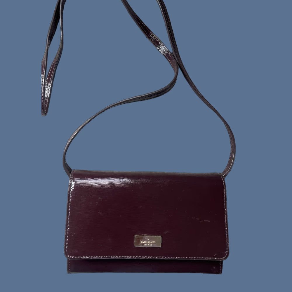 Vintage kate spade new york Clutch Wallet Convertible Crossbody Patent Leather Size ONE SIZE - 1 Thumbnail