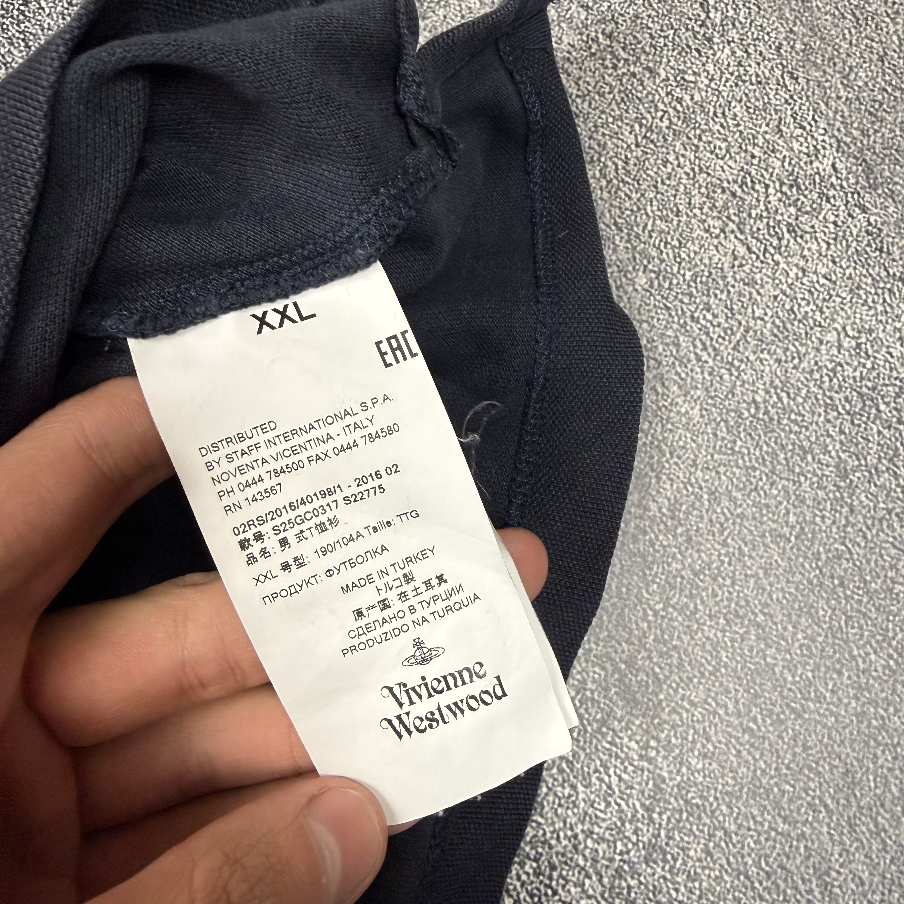 Vivienne Westwood Vivienne Westwood Polo T-Shirt Orb Logo Luxury Size US XXL / EU 58 / 5 - 8 Thumbnail
