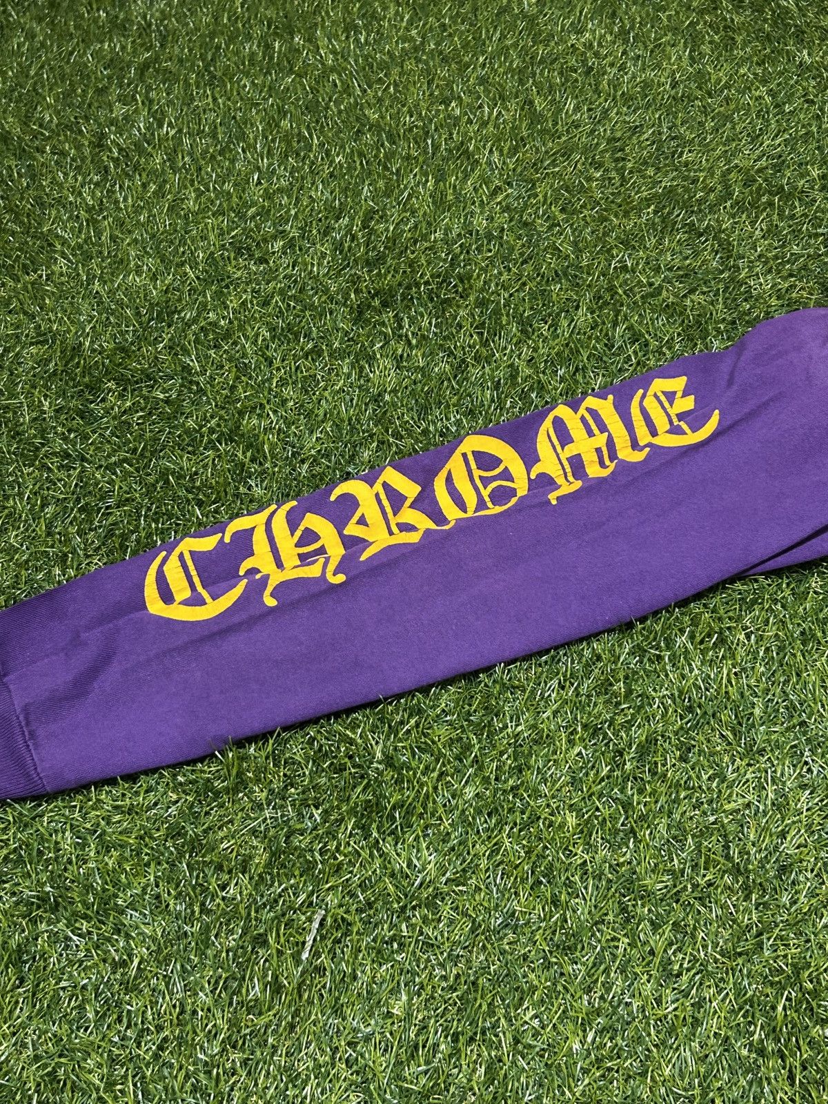 Chrome Hearts Rare Vintage Chrome Hearts Scroll Pocket Logo Long Sleeve Size US M / EU 48-50 / 2 - 7 Thumbnail