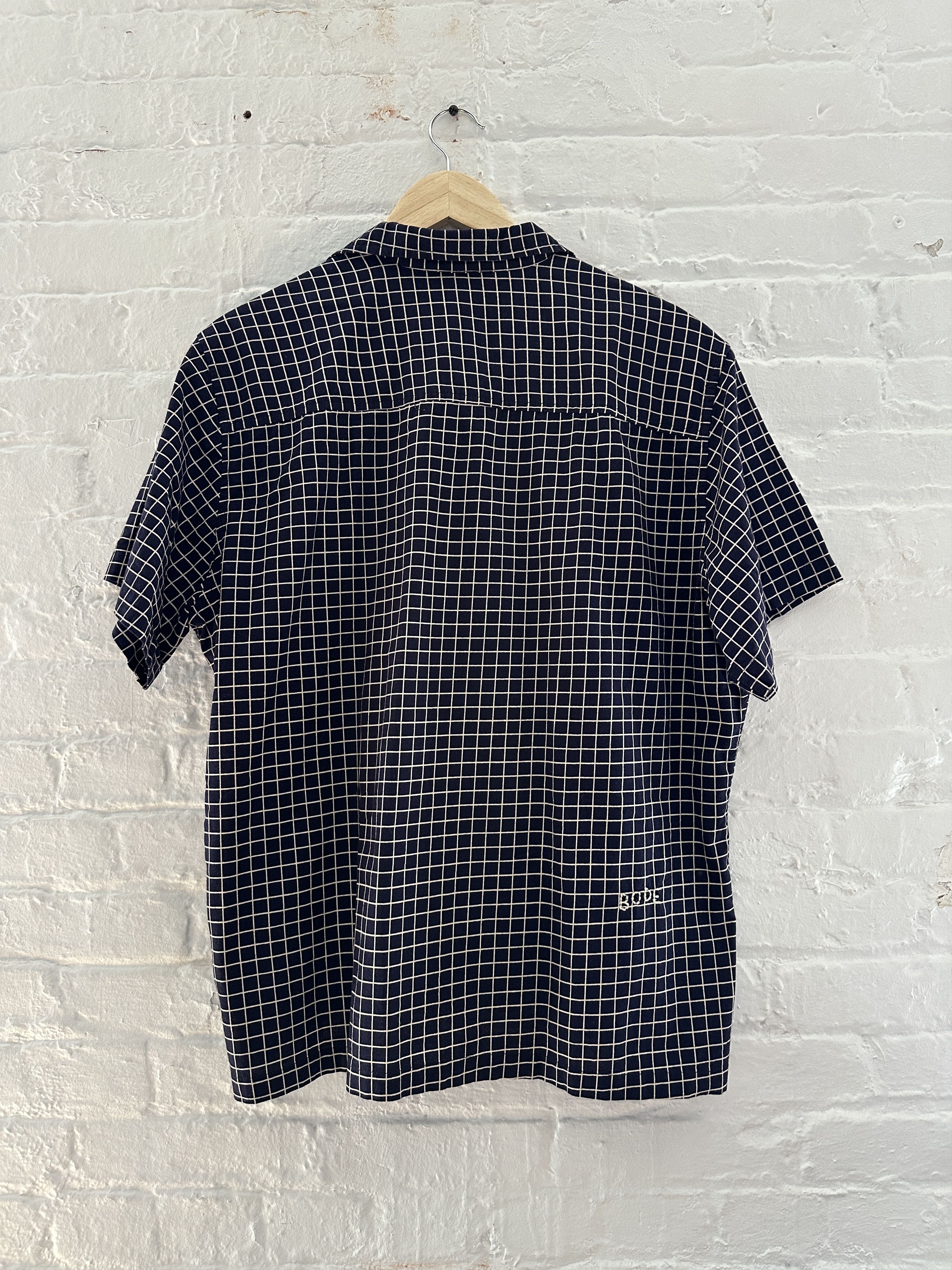Bode Bode Windowpane Camp Collar Shirt Size US XXL / EU 58 / 5 - 3 Thumbnail