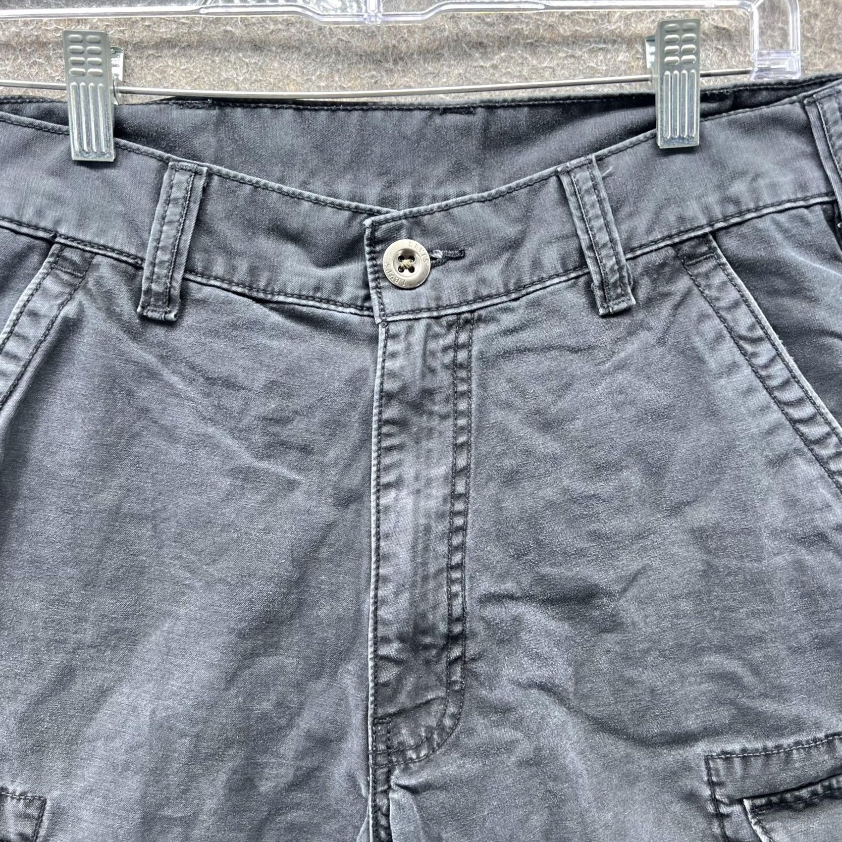 Levi's Levis Cargo Shorts Mens 30 Gray Multi Pocket Utility Casual Summer Outdoor Size US 30 / EU 46 - 6 Thumbnail
