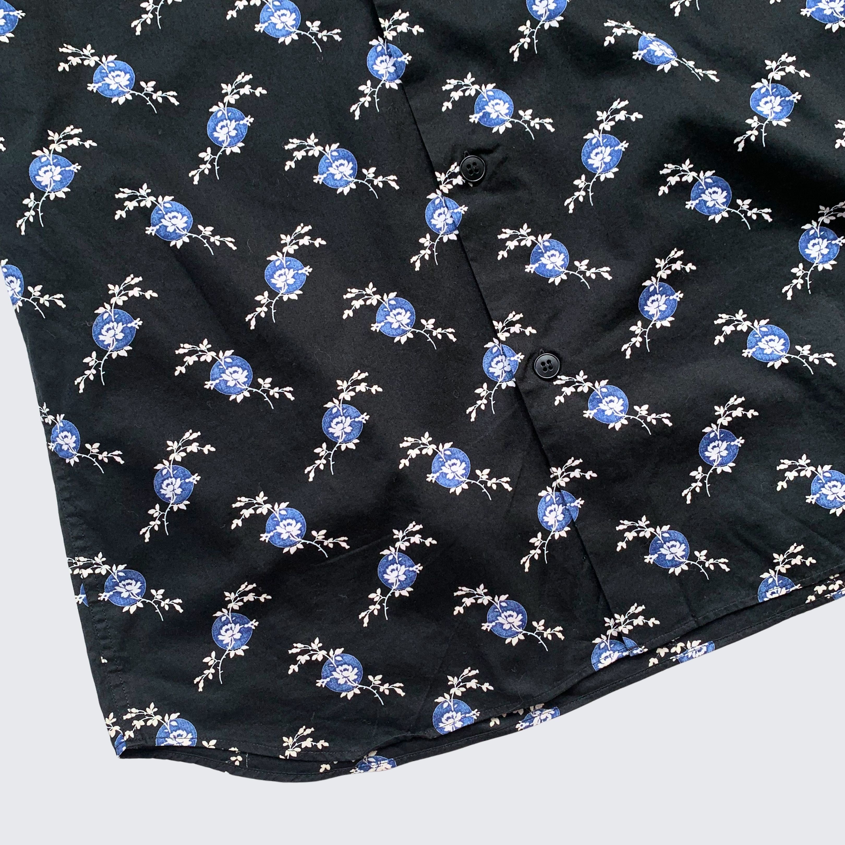 agnes b. Vintage Agnes B Homme Paris Made In Japan Floral Shirt Size US M / EU 48-50 / 2 - 3 Thumbnail