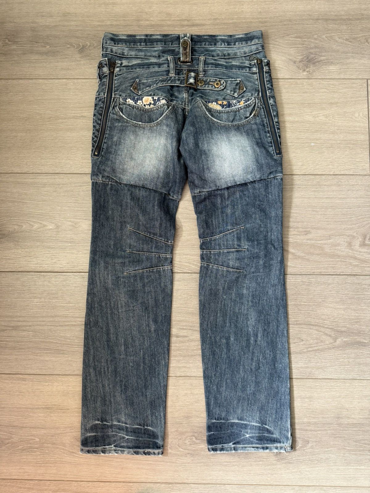 PPFM PPFM DOUBLE WAIST DENIM JEANS Size US 30 / EU 46 - 3 Thumbnail
