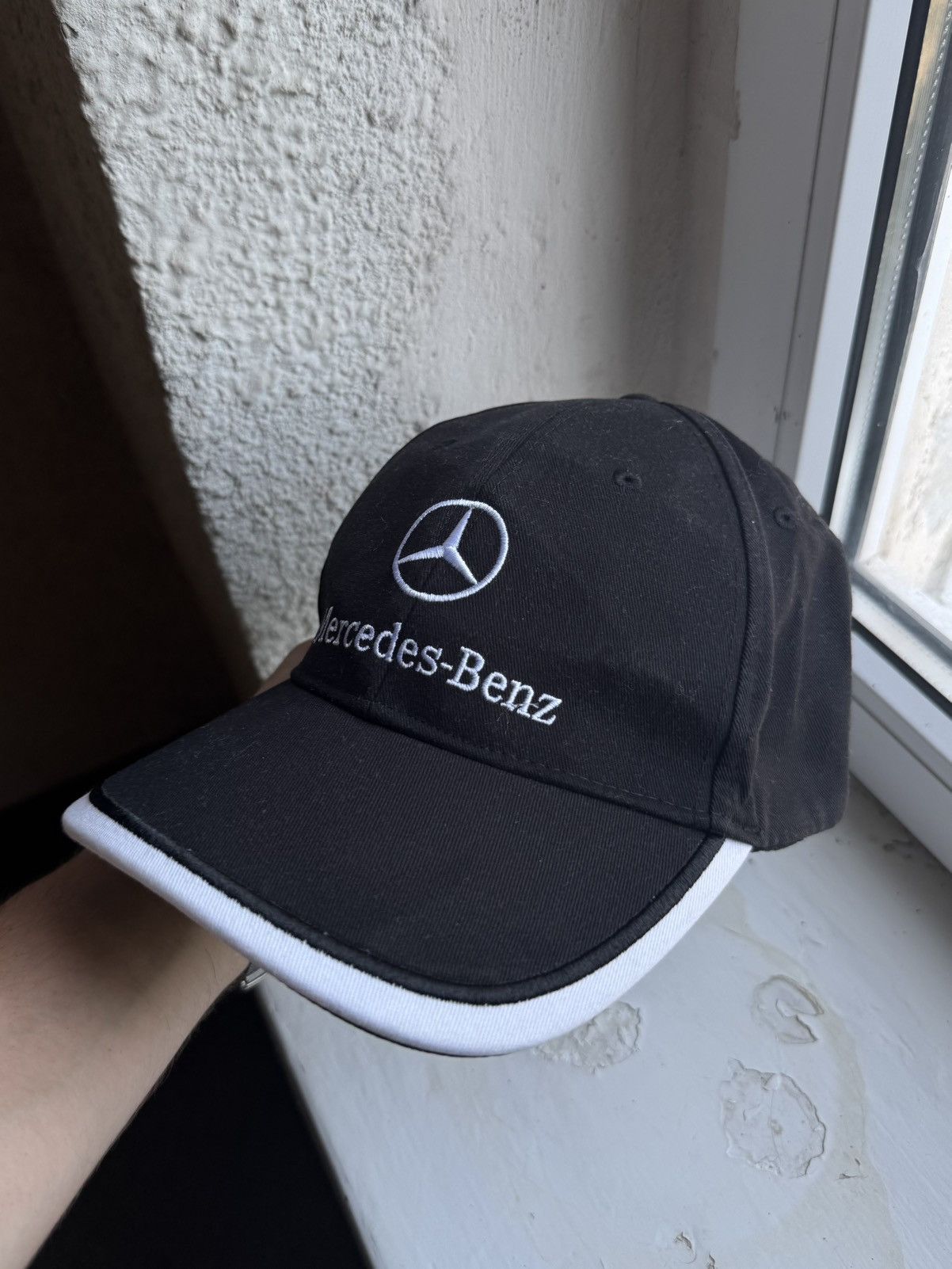 Mercedes-Benz Mercedes Benz vintage Racing Cap Black Rare Size ONE SIZE - 3 Thumbnail