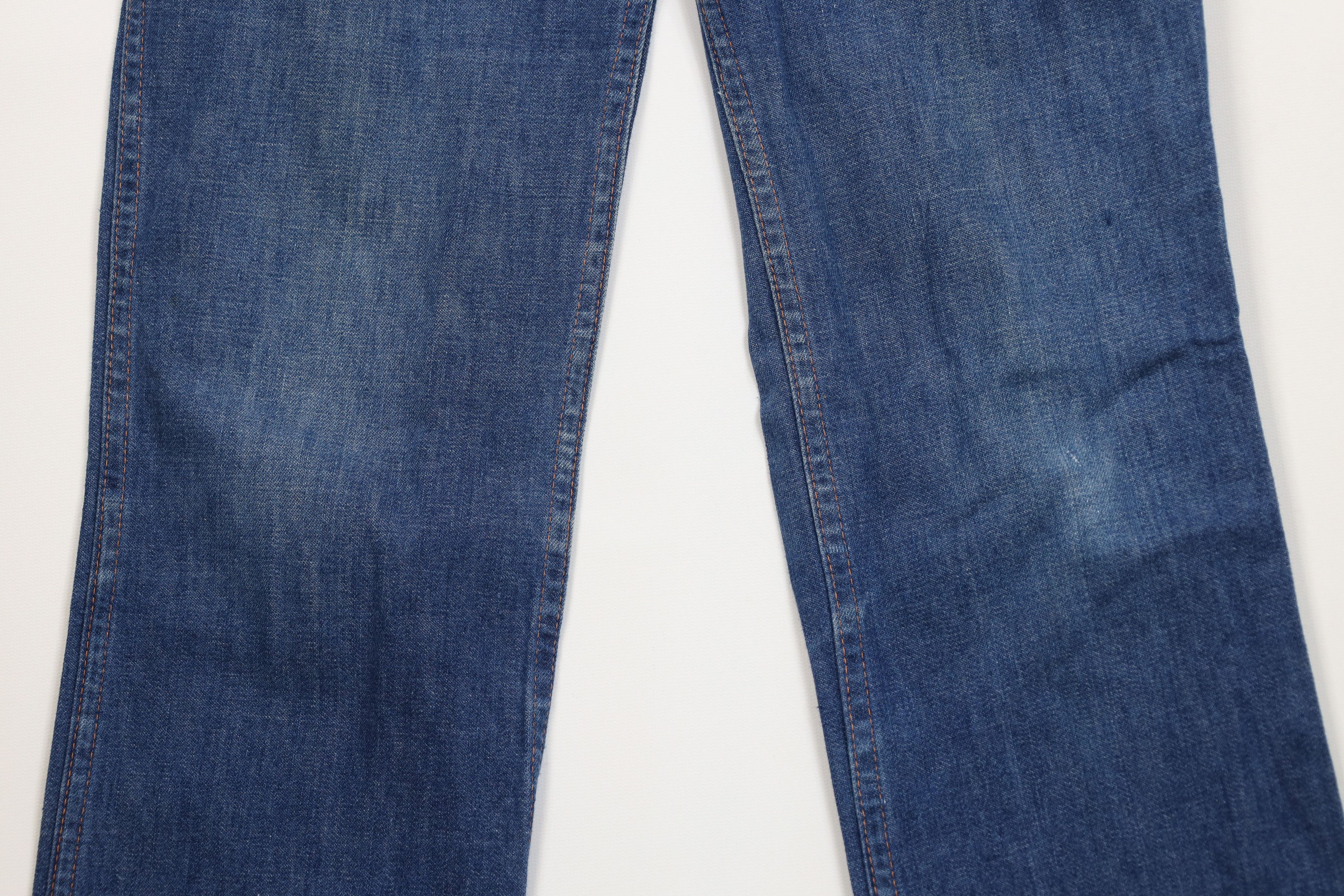 Vintage Vintage 70s Streetwear Straight Leg Denim Jeans Blue USA Size 28" / US 6 / IT 42 - 3 Thumbnail