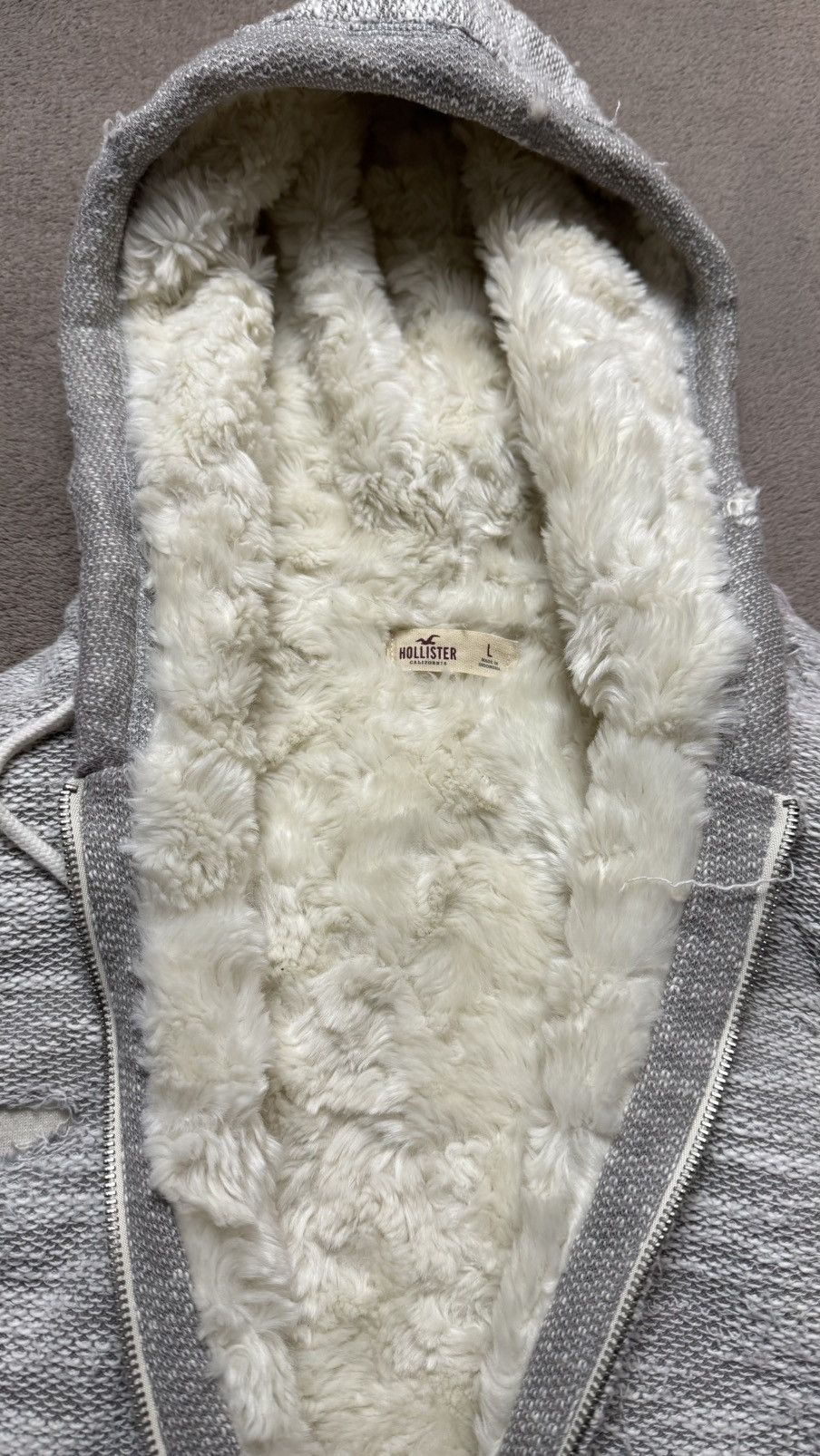 Japanese Brand Distressed Faux Fur Zip Hood ifsixwasnine LGB balenciaga Size US M / EU 48-50 / 2 - 8 Thumbnail