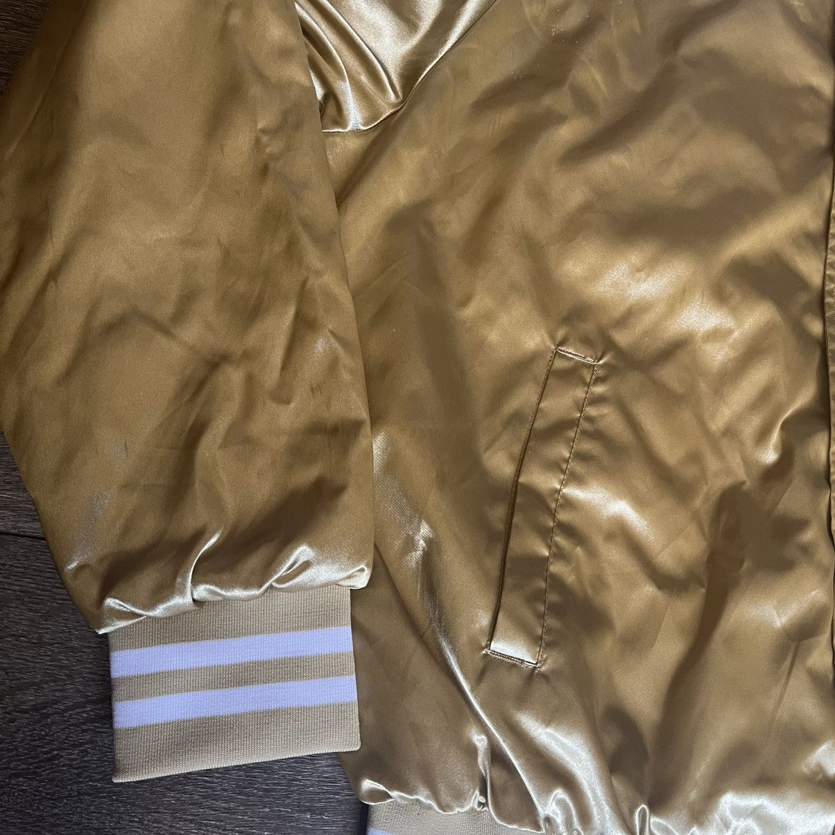 Band Tees × Vintage Midland The Last Resort Gold Satin Bomber Jacket Indie Band Size US L / EU 52-54 / 3 - 10 Thumbnail