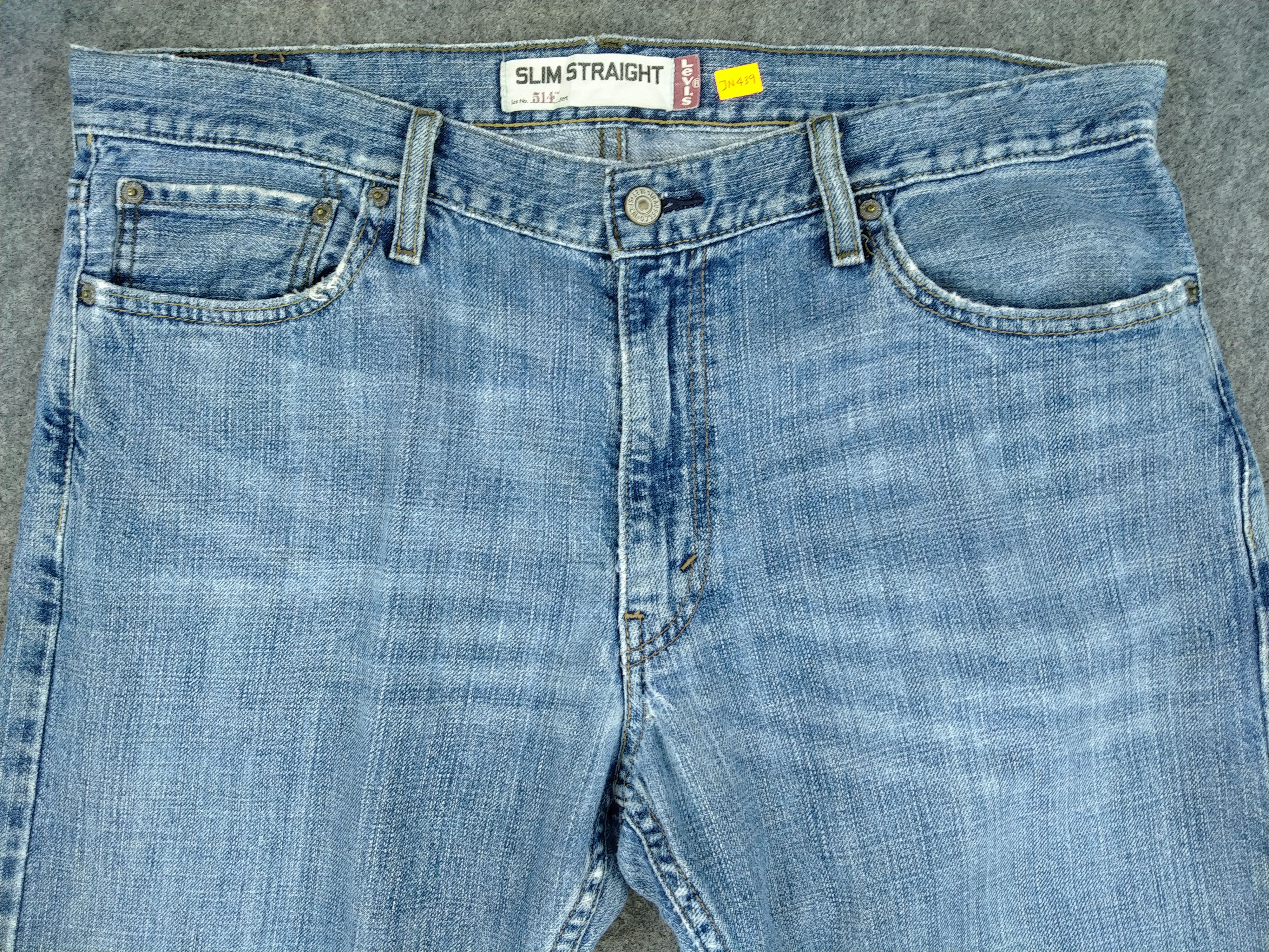 Levi's Blue Slim Straight Vintage Levi's 514 Denim 37x30.5 -JN439 Size US 37 - 3 Thumbnail
