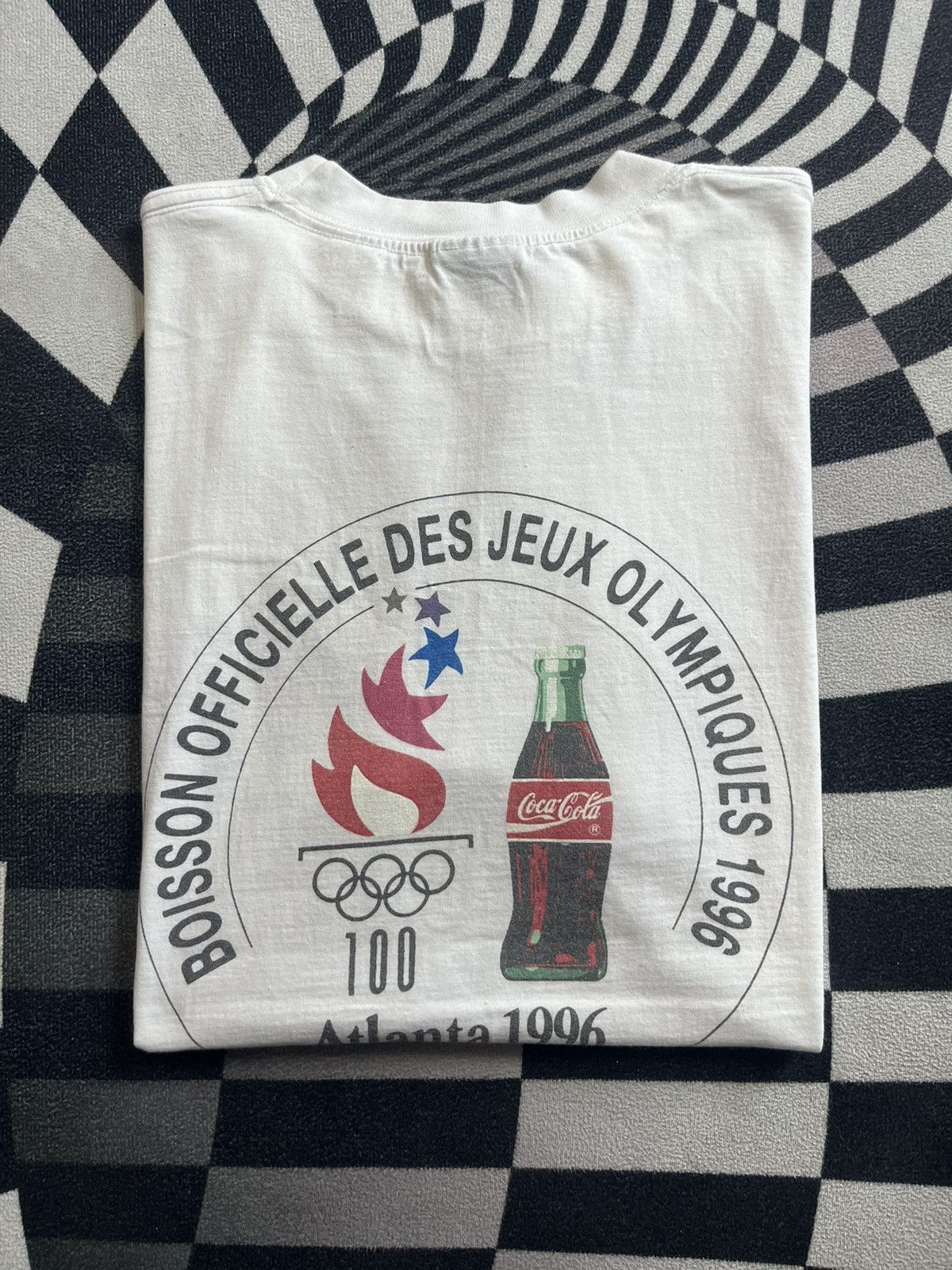USA Olympics Vintage USA OLYMPIQUES Coca Cola 1996’s Atlanta 1996’s Size US XL / EU 56 / 4 - 1 Thumbnail