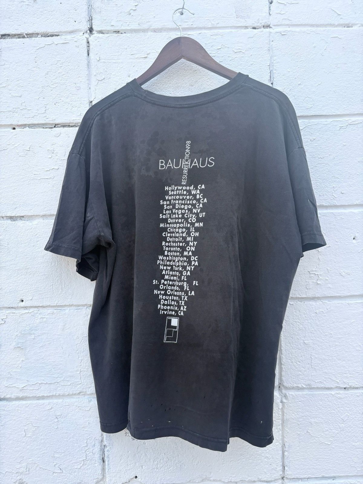 Vintage Vintage Bauhaus 1998 Resurrection Tee Size US XL / EU 56 / 4 - 2 Thumbnail