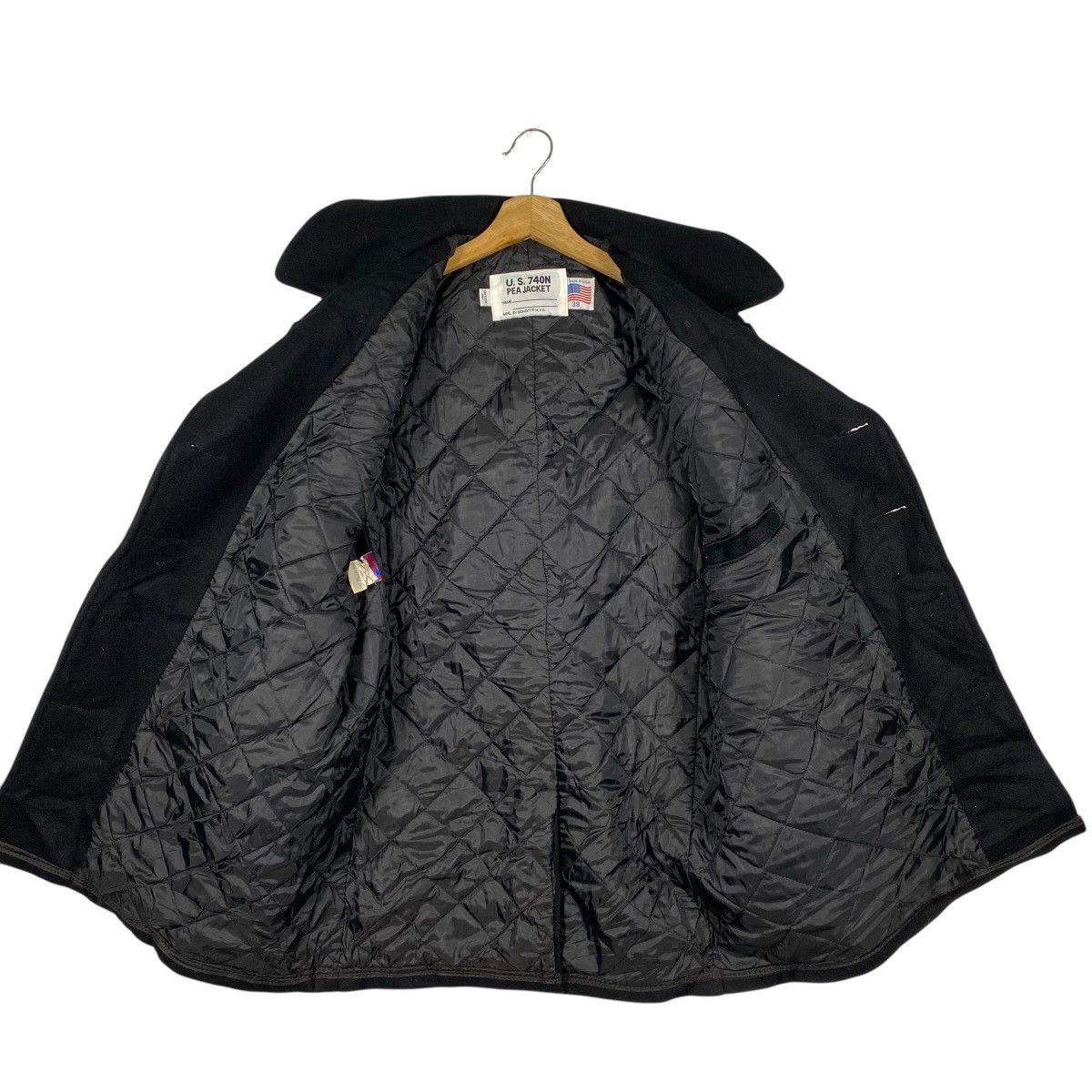 Schott Vintage Schott U.S 740N Peacoat Wool Button Jacket Size US M / EU 48-50 / 2 - 6 Thumbnail