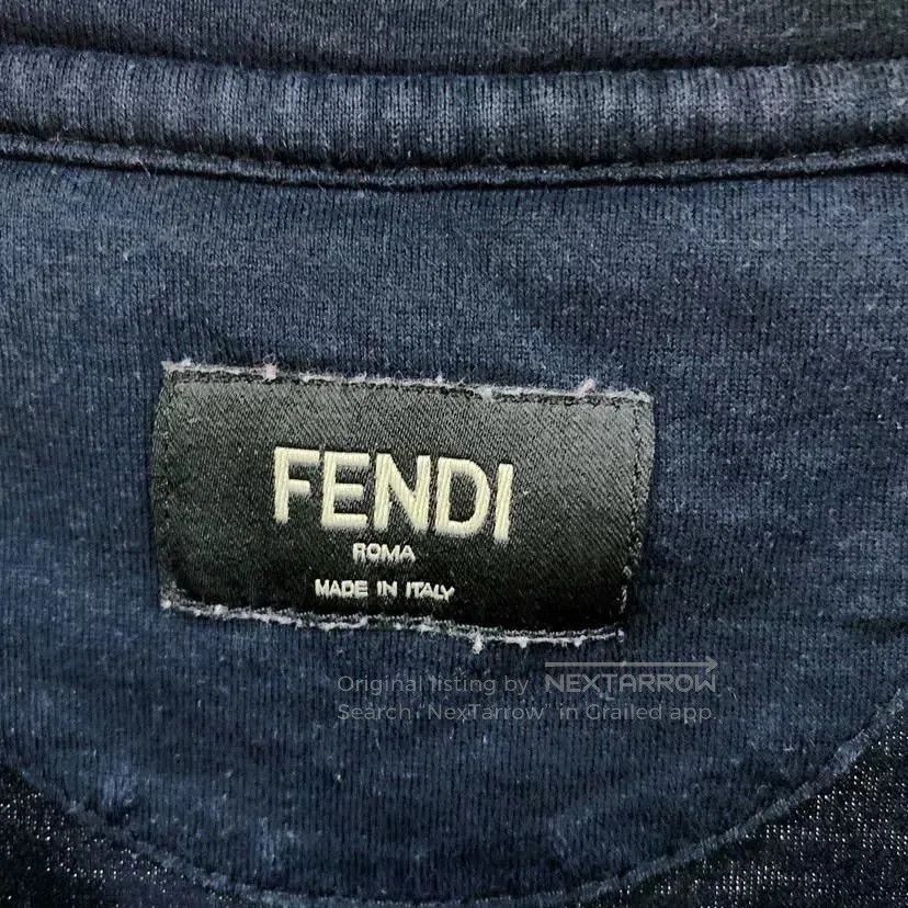Fendi Fendi Black Rhinestone T-Shirt Size 48. Size US M / EU 48-50 / 2 - 6 Thumbnail