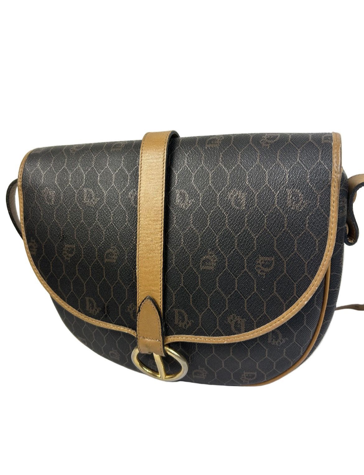 Dior Dior Honey Comb Leather Crossbody Bag Size ONE SIZE - 1 Thumbnail