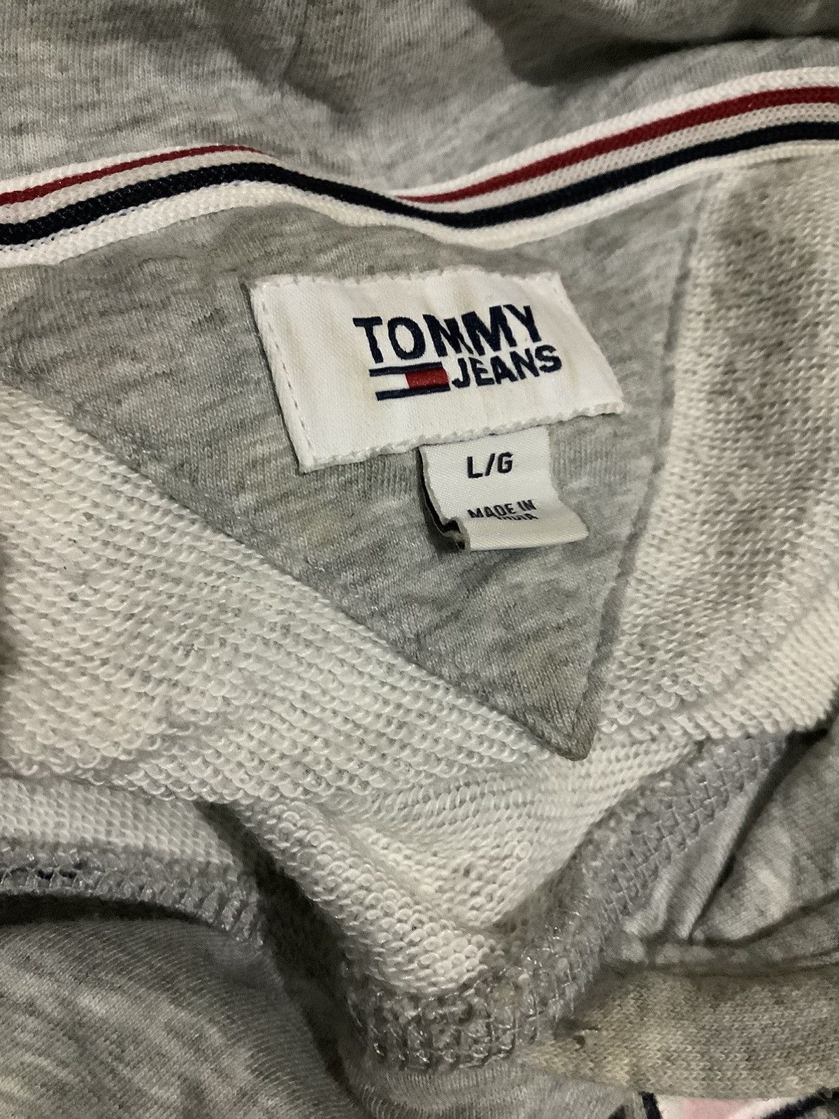 Tommy Jeans × Vintage Vintage Tommy Jeans Hoodies Size US L / EU 52-54 / 3 - 13 Thumbnail