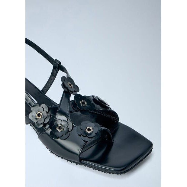 Cecilie Bahnsen CECILIE BAHNSEN Barna Black Sandals New & Authentic (Women's Size US 10 / IT 40 - 3 Thumbnail