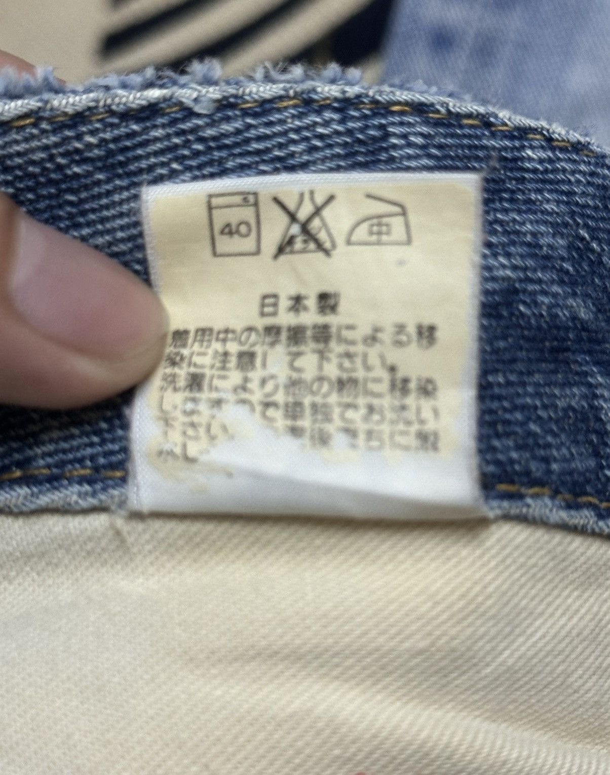 Japanese Brand Brappers Vintage Distressed Jean With Bootcut Style & Faded Size US 28 / EU 44 - 10 Thumbnail