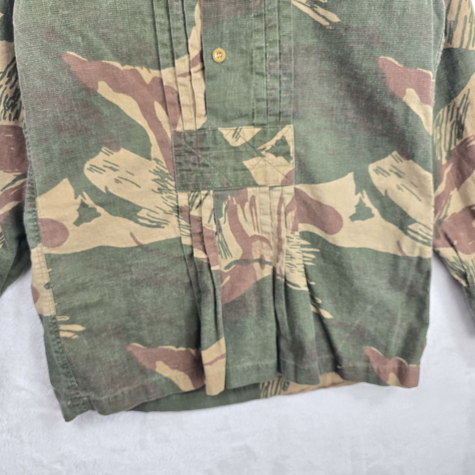 Other Vintage Pakistani Brushstroke Army Camo Shirt Medium Pleated Size US M / EU 48-50 / 2 - 4 Thumbnail