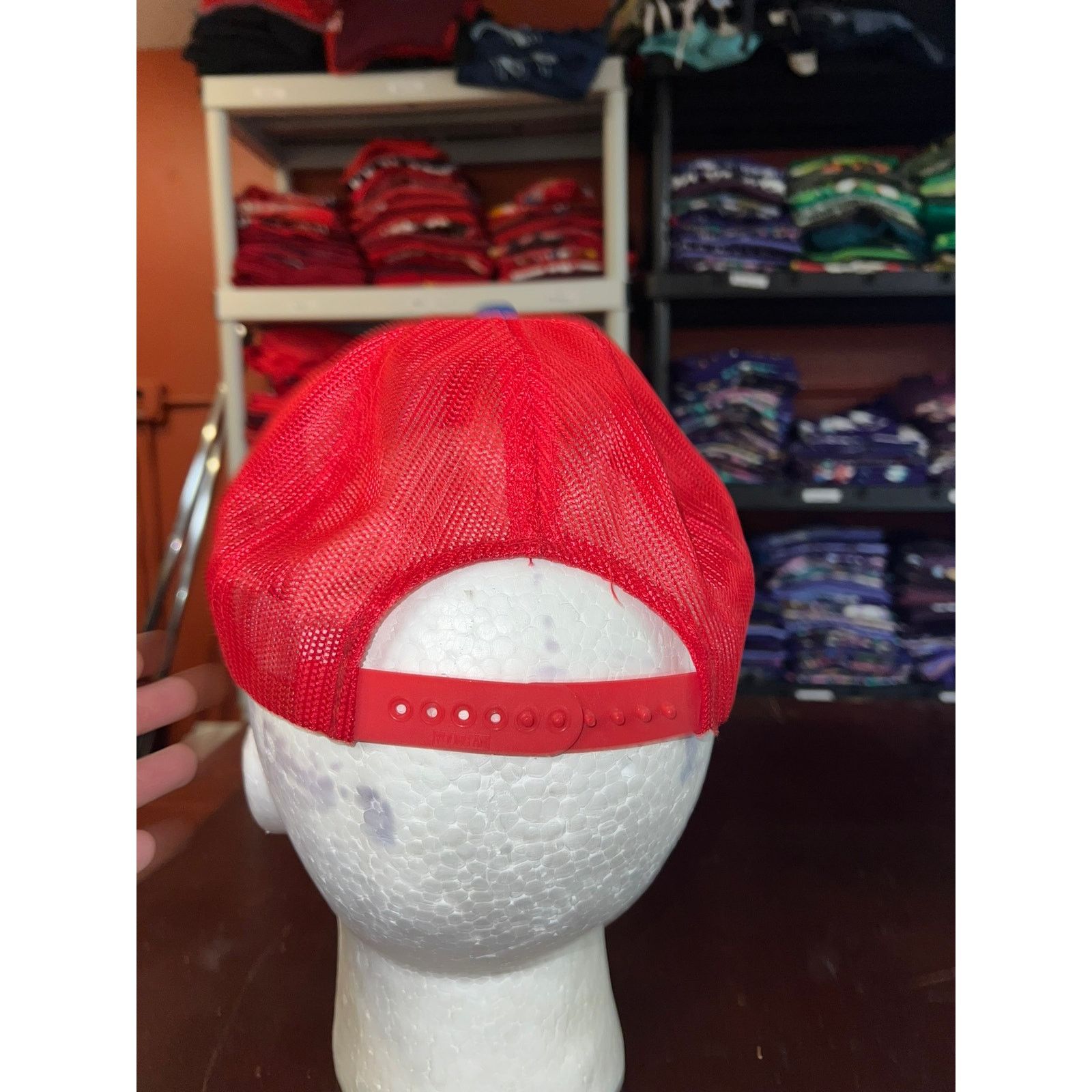 Vintage Vintage Carquest Hat Auto Parts Store Red Cap 90s VTG OS Size ONE SIZE - 5 Thumbnail