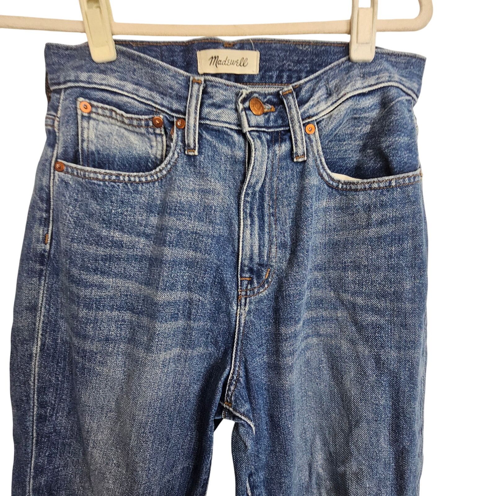 Madewell Madewell Womens The Momjean High Waist Sz 27 Denim Pants Size 27" / US 4 / IT 40 - 2 Thumbnail