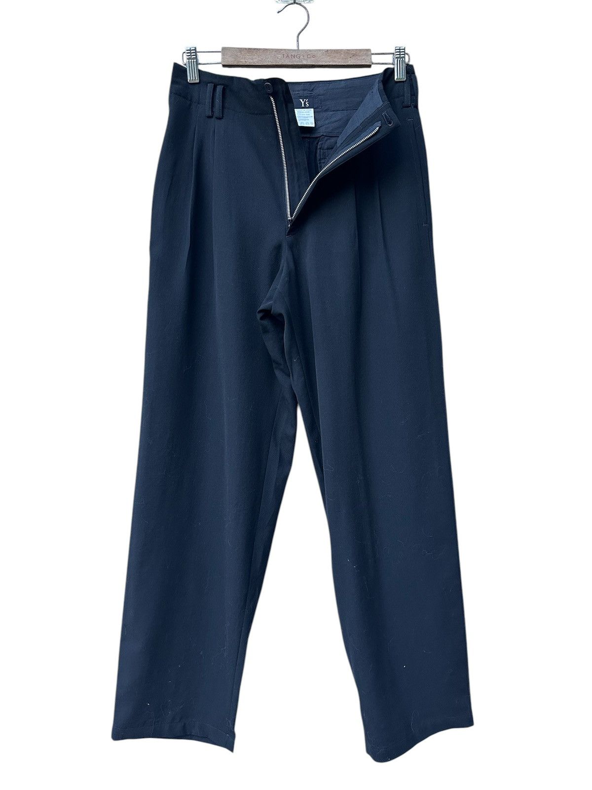Yohji Yamamoto Vintage 80s Y’s Laine Wool Double Pleat Baggy Wide Balloon Size US 29 - 1 Thumbnail