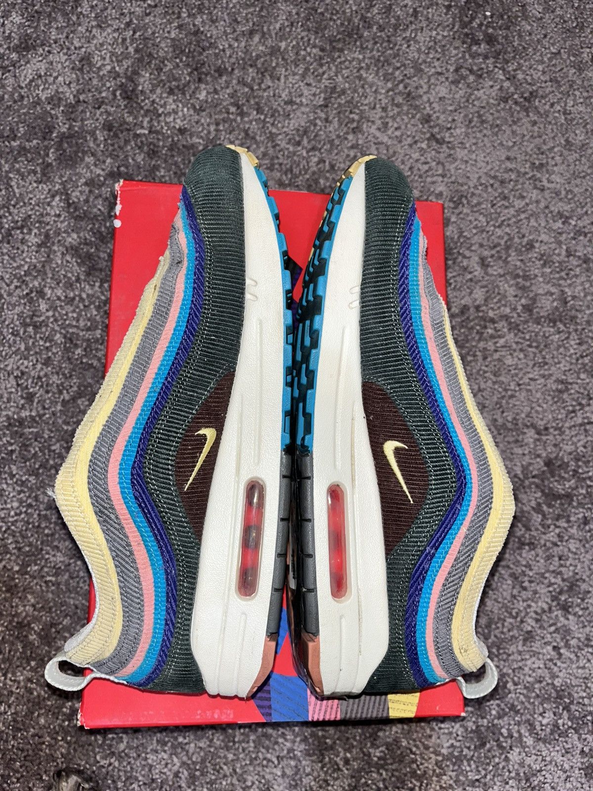 Nike Sean Wotherspoon 97/1 PRE RELEASE PAIR Size US 8.5 / EU 41-42 - 3 Thumbnail